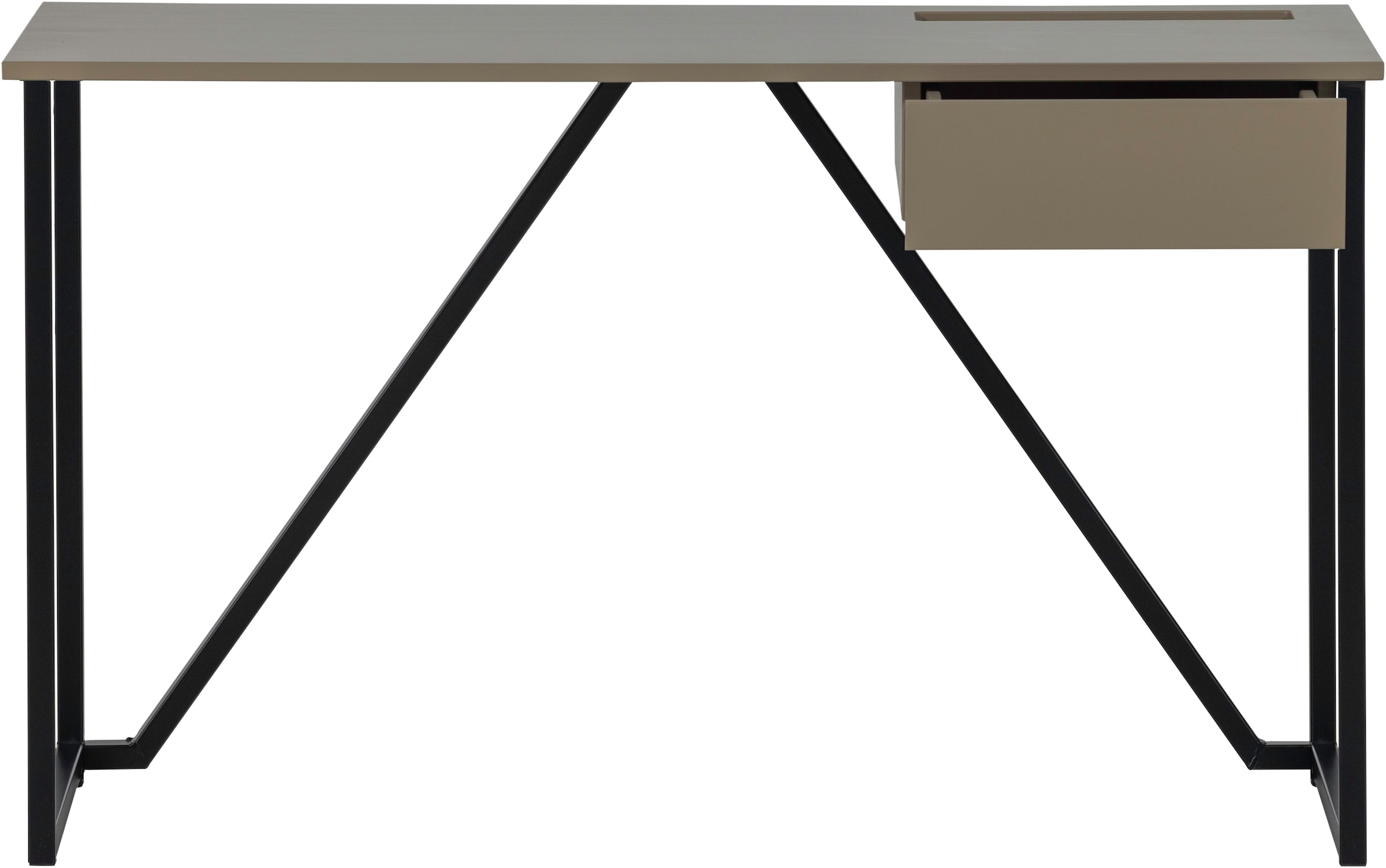 WOOOD Schreibtisch »New Julius FSC®-Kiefernholz mit Schublade, lackiert B126xT53xH75 cm« Tragkraft Blatt 20 kg, sichtbare Maserung, einfach zu montieren