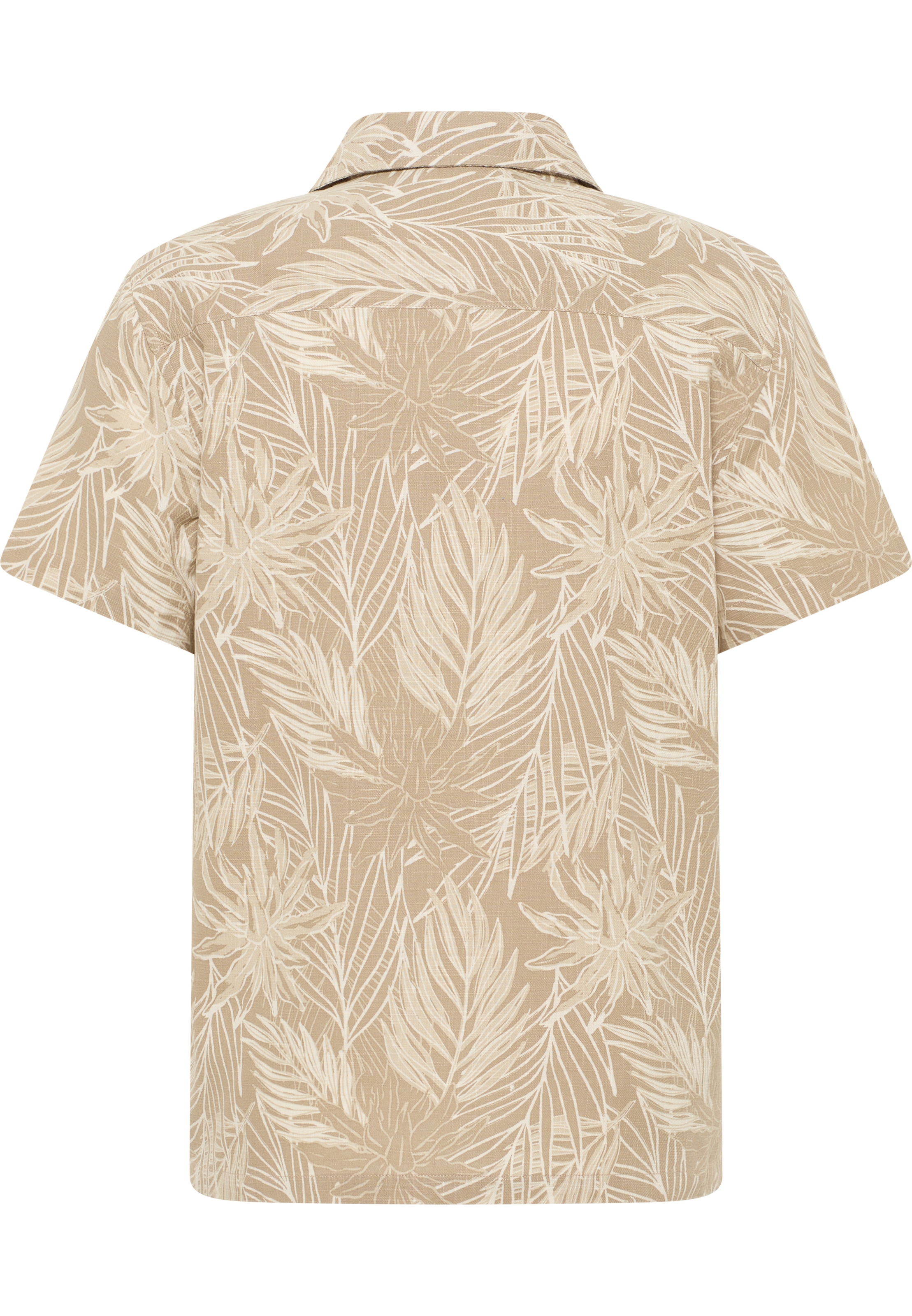 MUSTANG Chemise à manches courtes »Style Layton« mit Palmen-Allover Print