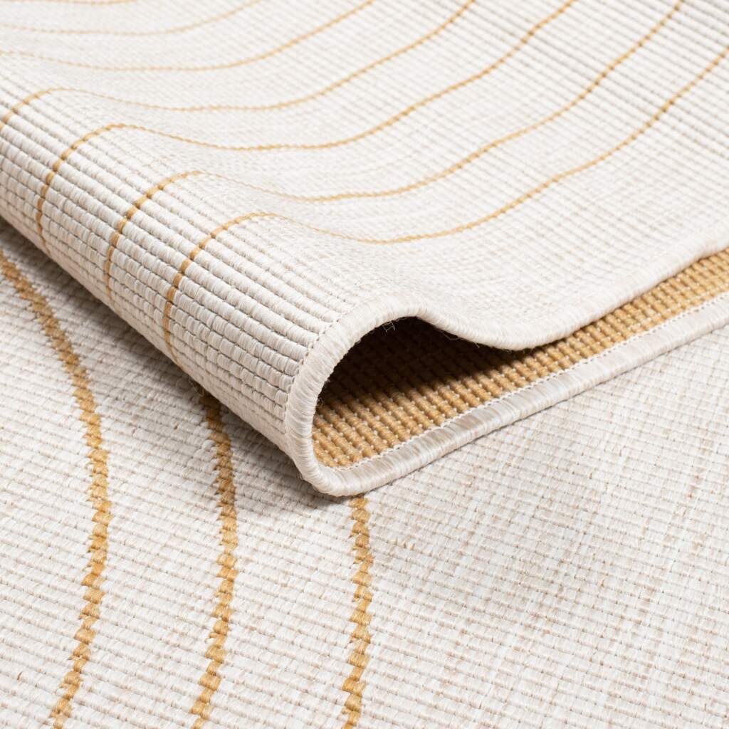 Carpet City Outdoorteppich »DUO RUG 5739« rund 5 mm Höhe Wendeteppich Wetterfest In- & Outdoor, Balkon, Terrasse, Wohnzimmer