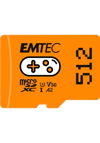 EMTEC Speicherkarte »Gaming microSD 512 GB«, (UHS Class 1 100 MB/s Lesegeschwindigkeit) kaufen
