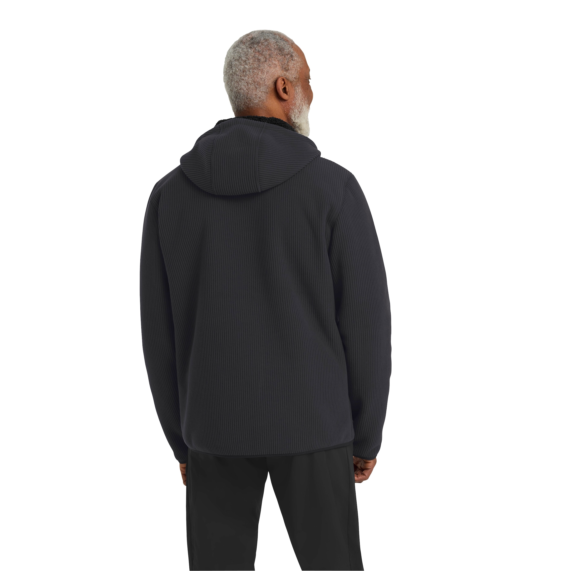 Jack Wolfskin Fleecejacke »LAKE RIDGE HOODED JKT M«, Winddicht, atmungsaktiv, Übergangsjacke
