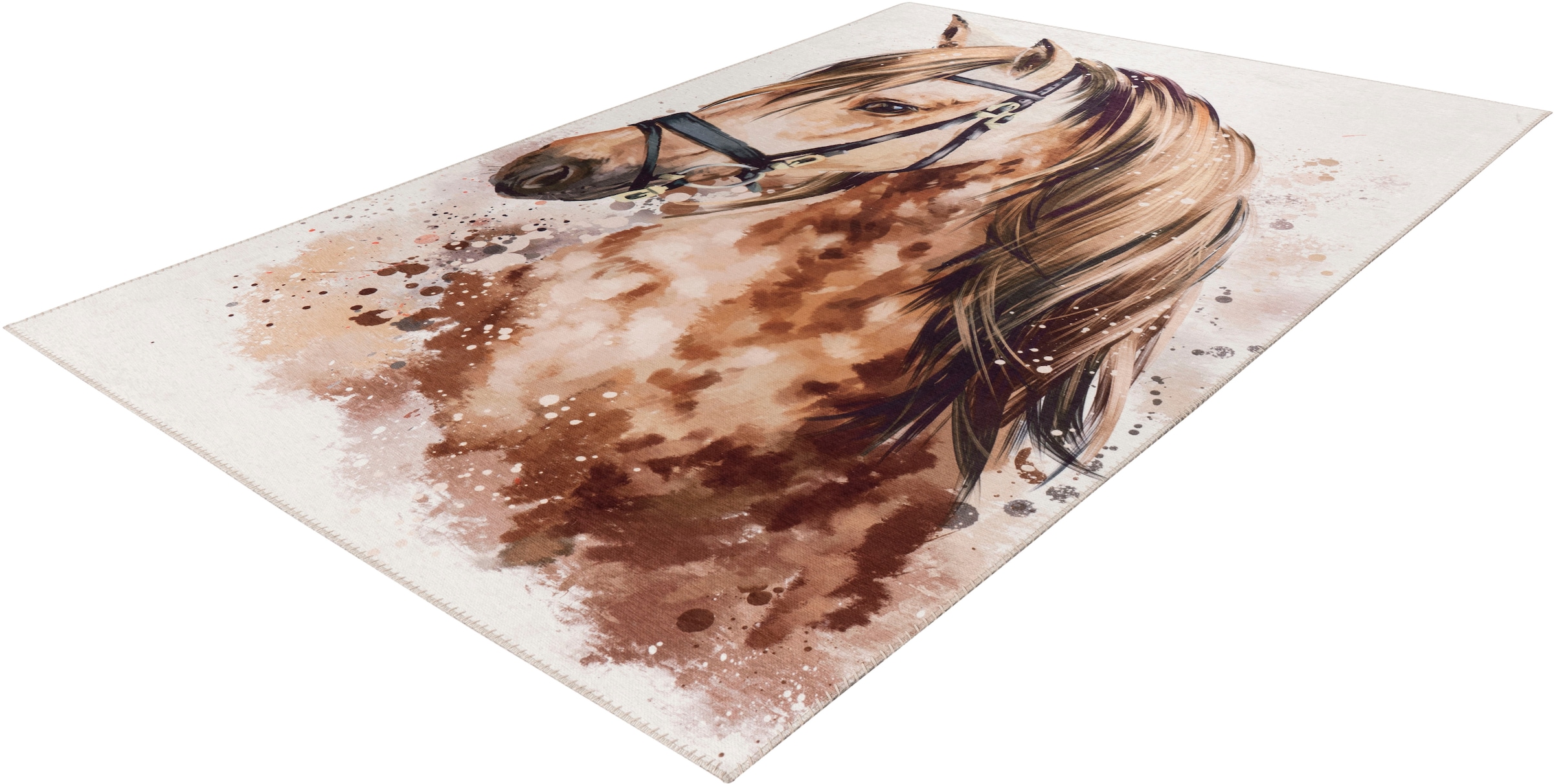 Image of Obsession Kinderteppich »My Torino Kids 236«, rechteckig, 5 mm Höhe, Spielteppich, Motiv Pferd, Kinder- und Jugendzimmer bei Ackermann Versand Schweiz