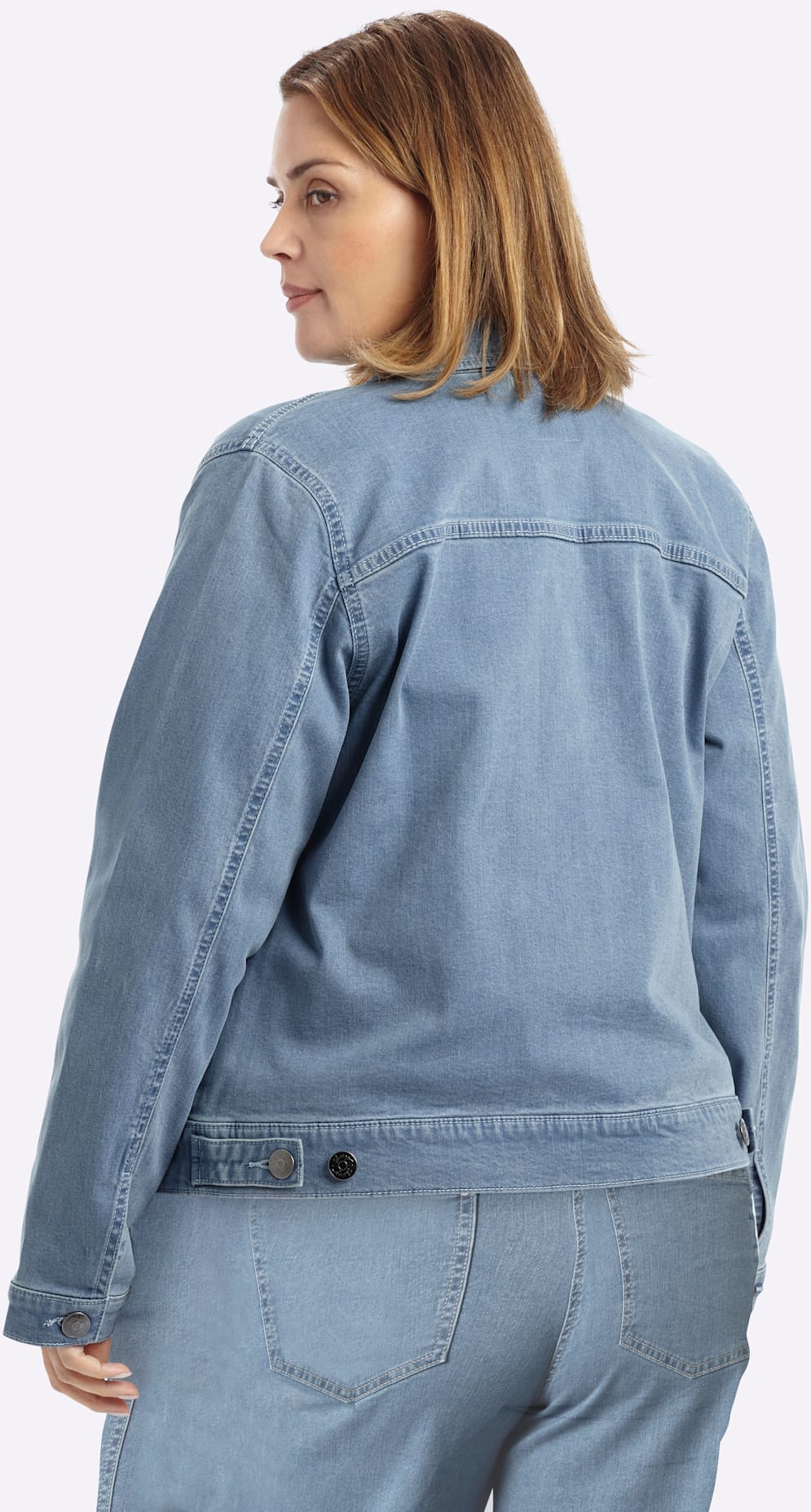 Sheego Blazer en jean »Jeansblazer«