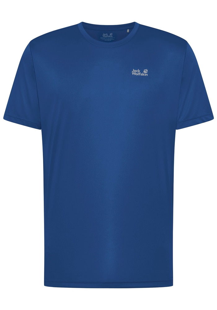Jack Wolfskin Funktionsshirt »TECH T M« atmungsaktiv, Kurzarm, mit Rundhalsausschnitt, ohne Verschluss