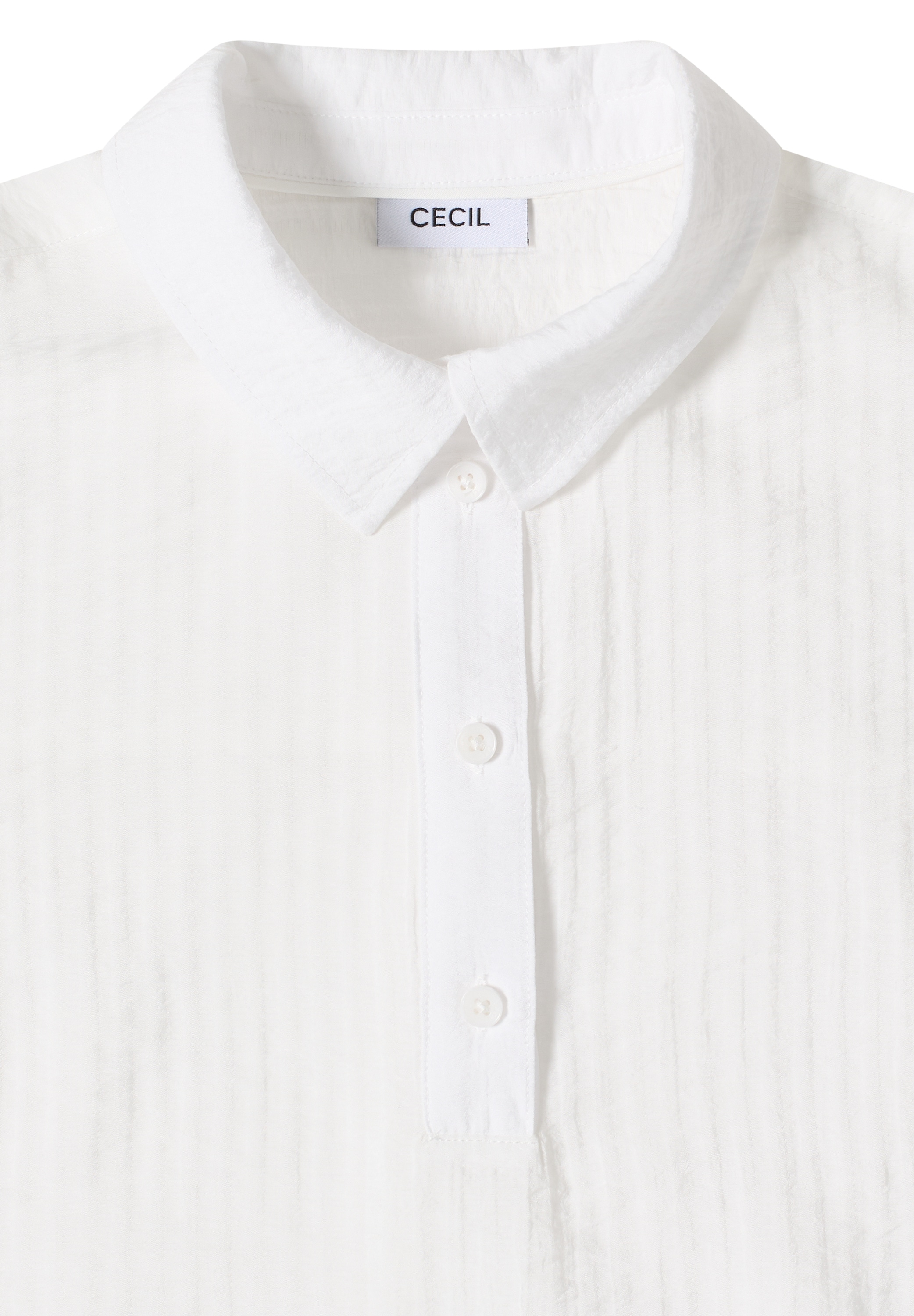 Cecil Blouse à manches courtes avec patte de boutonnage décorative