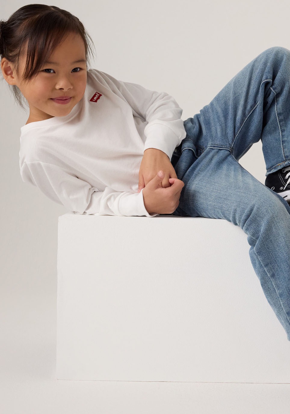 Levi's® Kids Jeans à 5 poches »LVG WIDE LEG JEANS« mit weitem Bein - for GIRLS