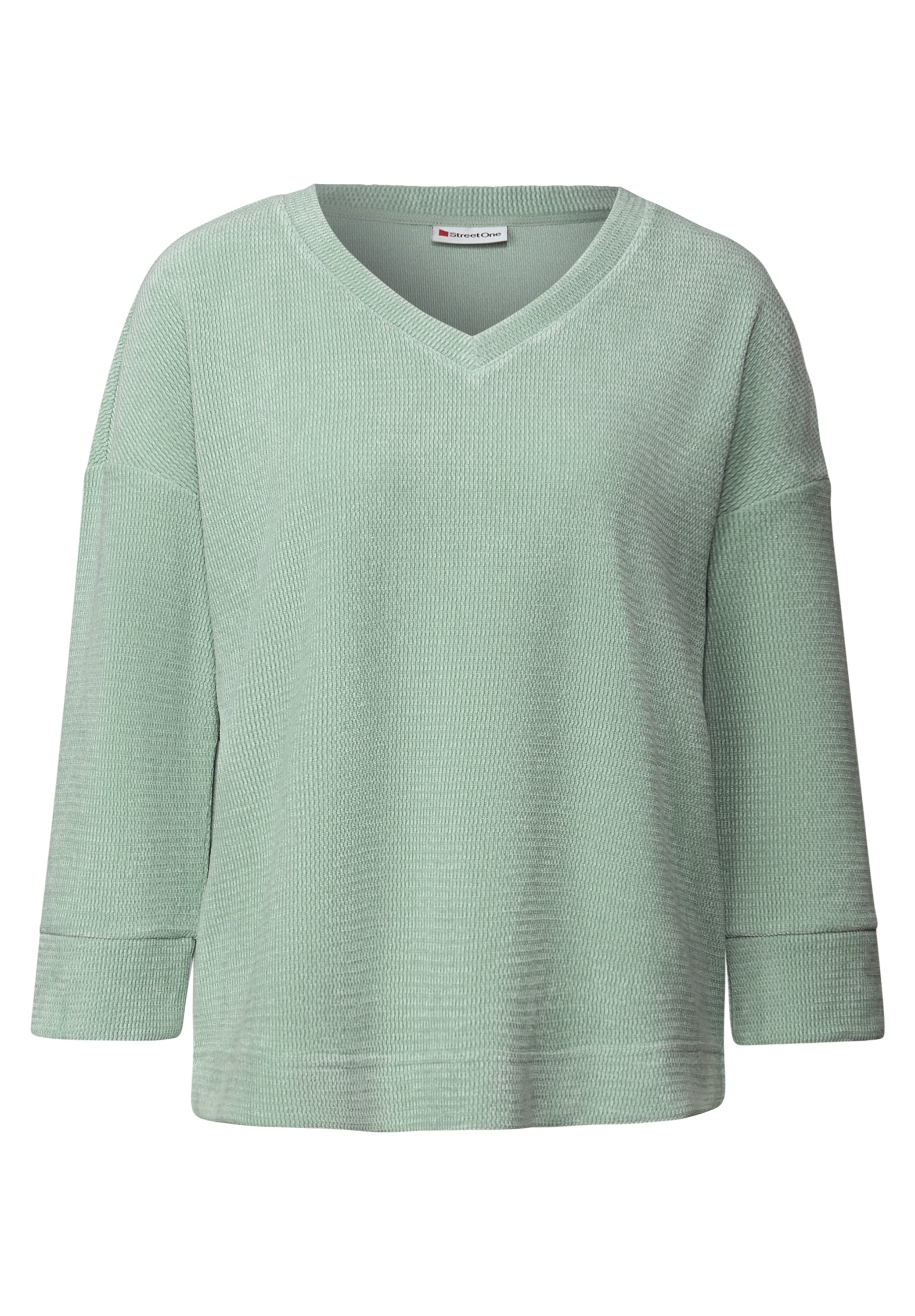STREET ONE 3/4 Arm-Pullover, mit Rippbündchen