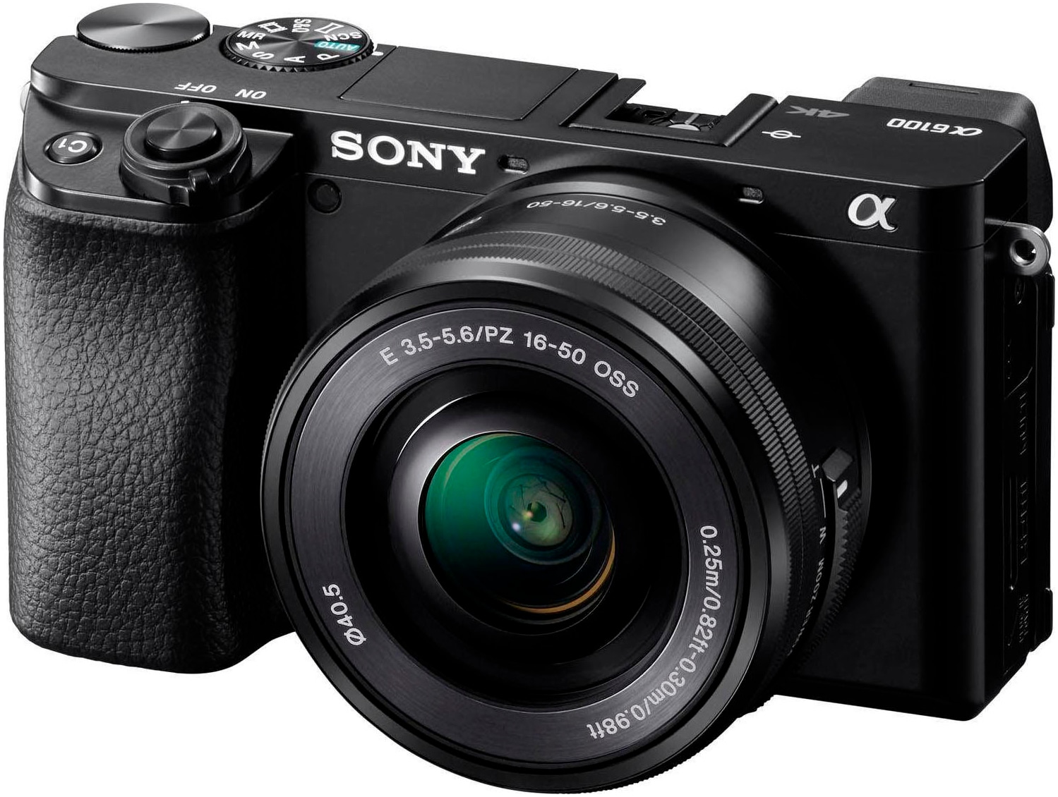 Sony Kompaktkamera »Alpha 6100 + 16-50mm Objektiv« , 24,2 , Bluetooth