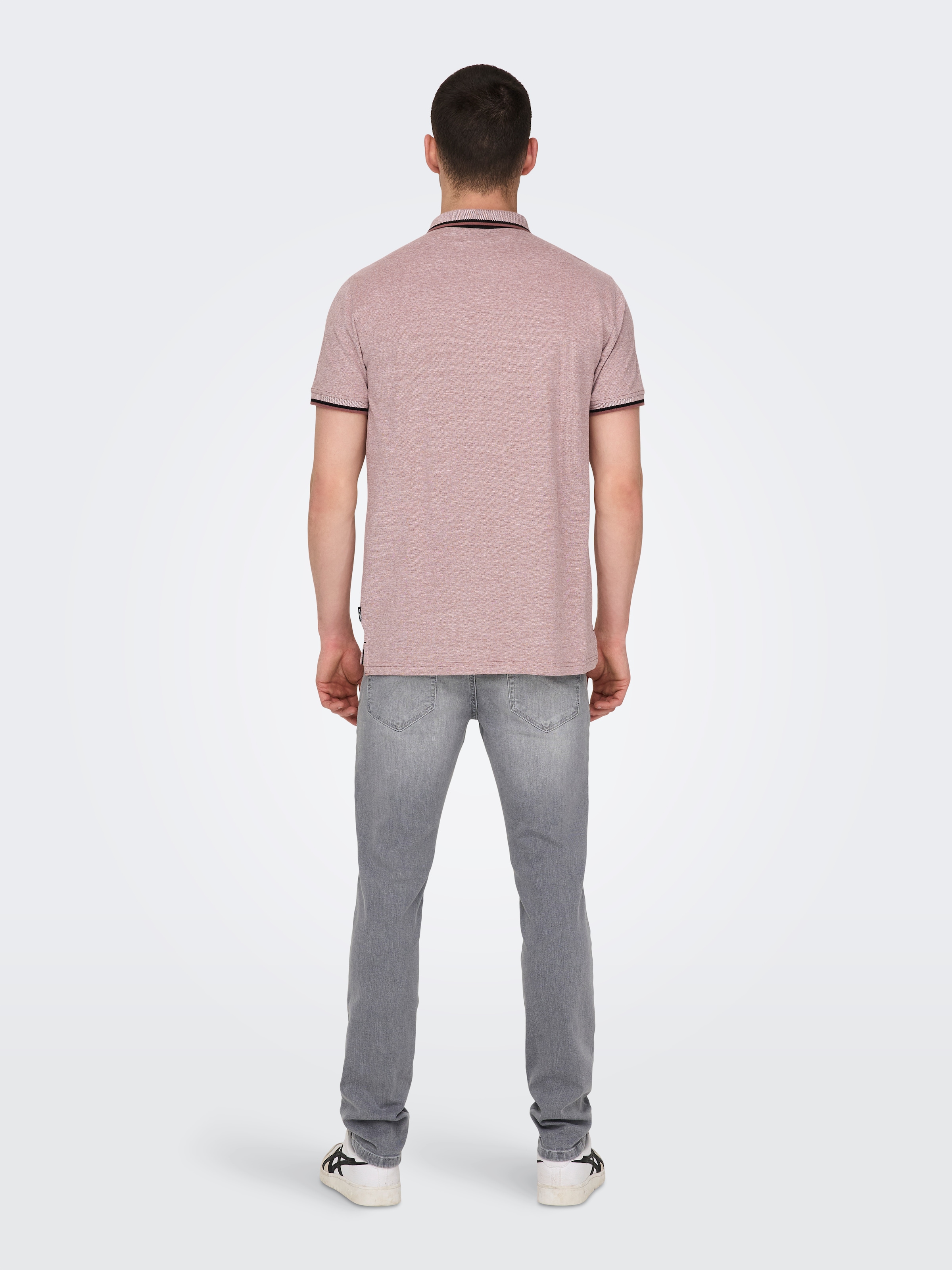 ONLY & SONS Polo »ONSFLETCHER SLIM SS POLO NOOS« Coton, coupe normale