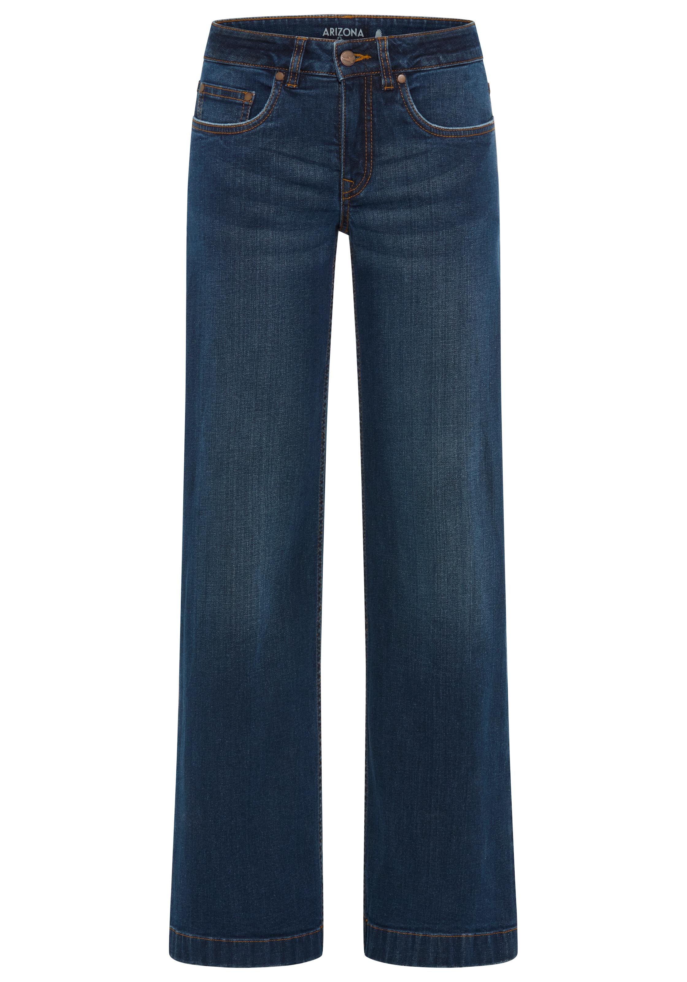 Arizona Jeans large »mit modischem Beinverlauf« coupe jambe droite, longueur cheville, taille normale