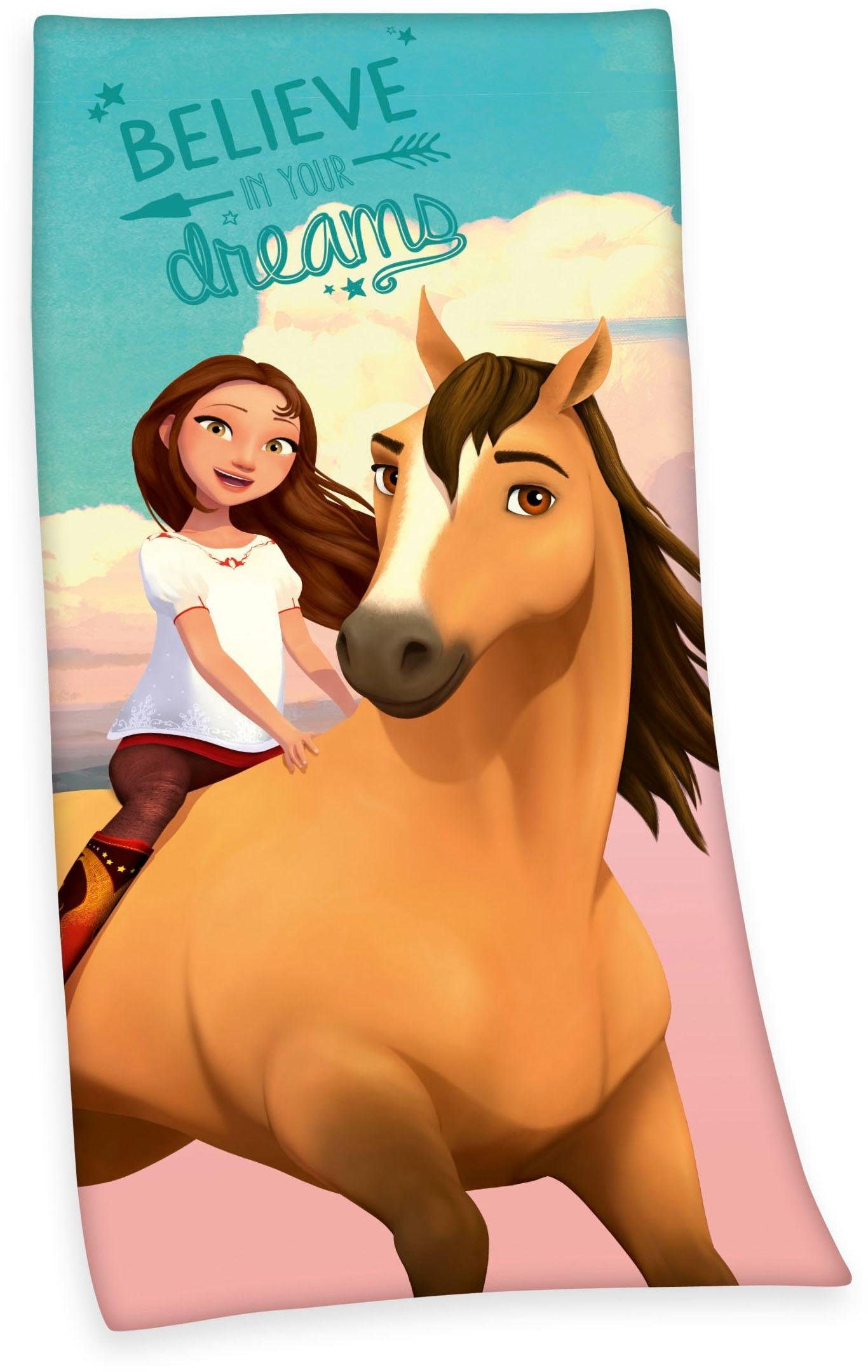 Image of Badetuch "Spirit" mit dem bekannten Hengst