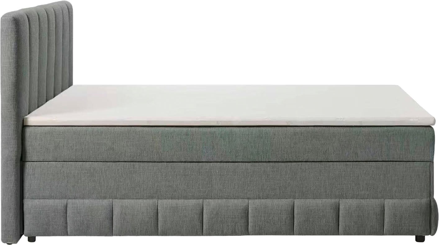 GOODproduct Lit de boxe »Likely inkl. Bettkasten, Liegefläche 180x200 cm, in Boxspring-Optik« inkl. Topper & Aufbauvideo, erhältlich in verschiedenen Farben