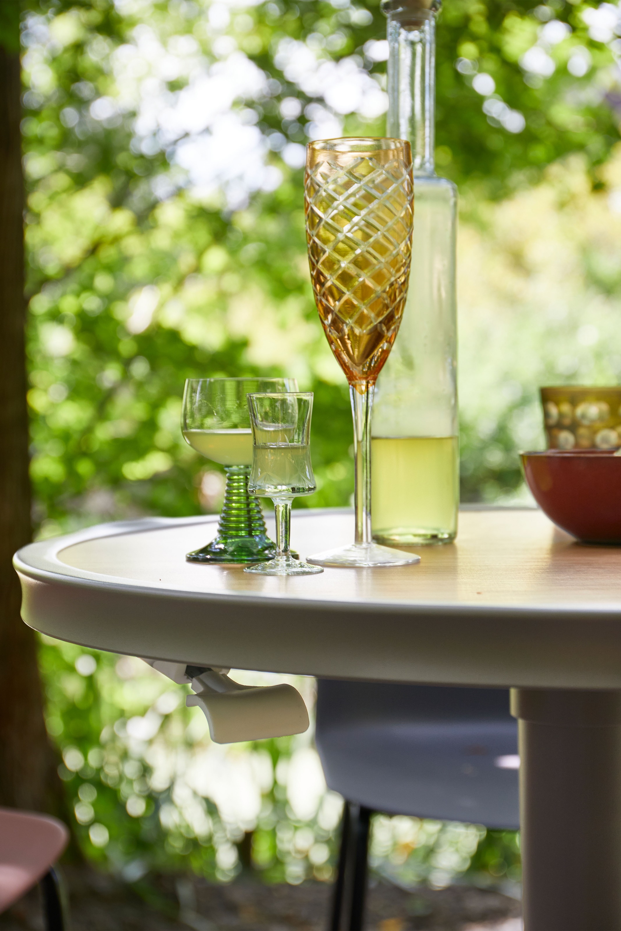 WOOOD Barhocker »Jeppe aus Aluminium höhenverstellbar, B 70 x T 70 x H 72/110 cm« Für Aussenbereich geeignet, Einfach zu montierbar, Pfleigleicht