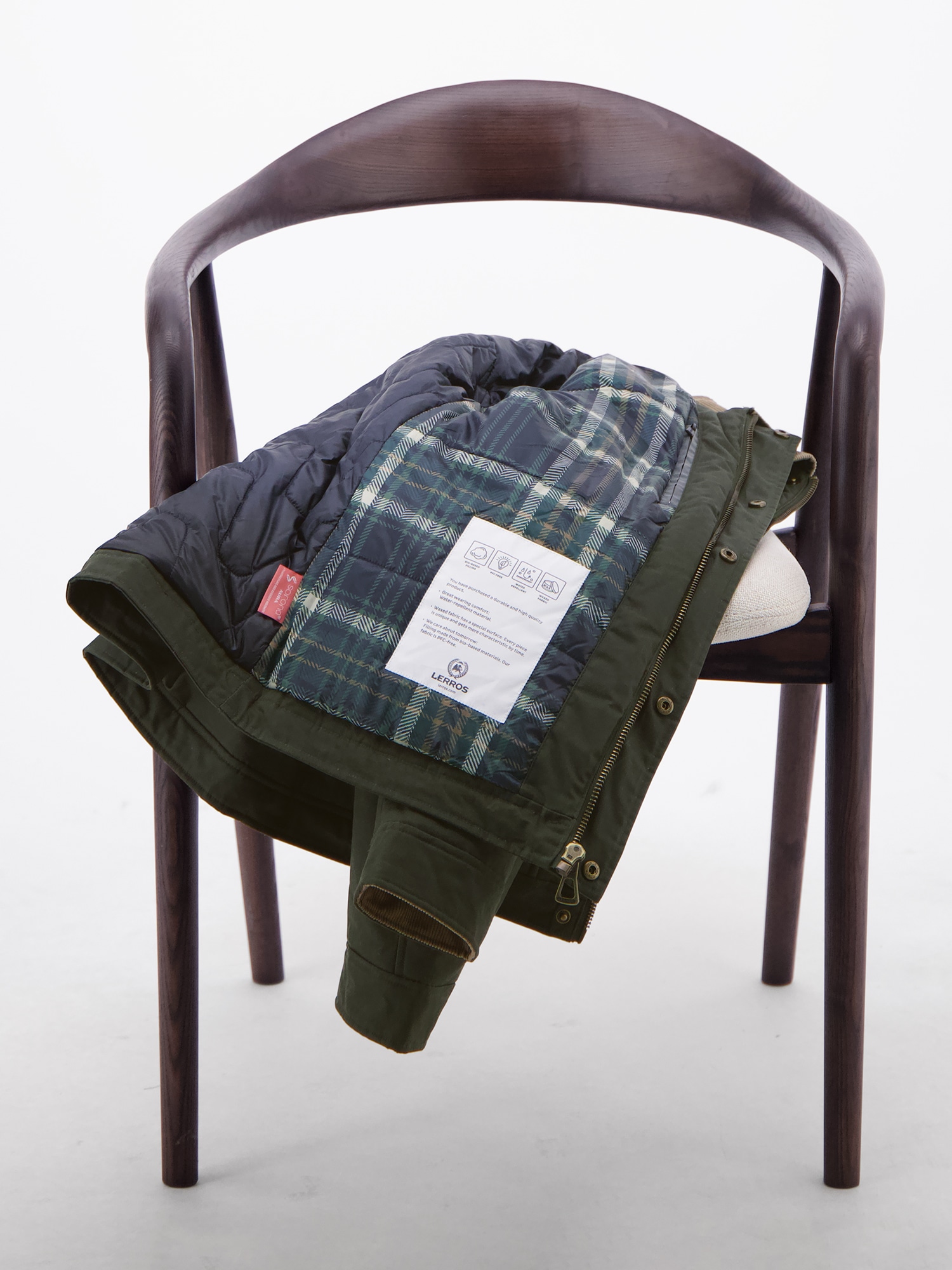 LERROS Blouson »Maskuliner Blouson aus hochwertiger, gewachster Baumwolle« ohne Kapuze