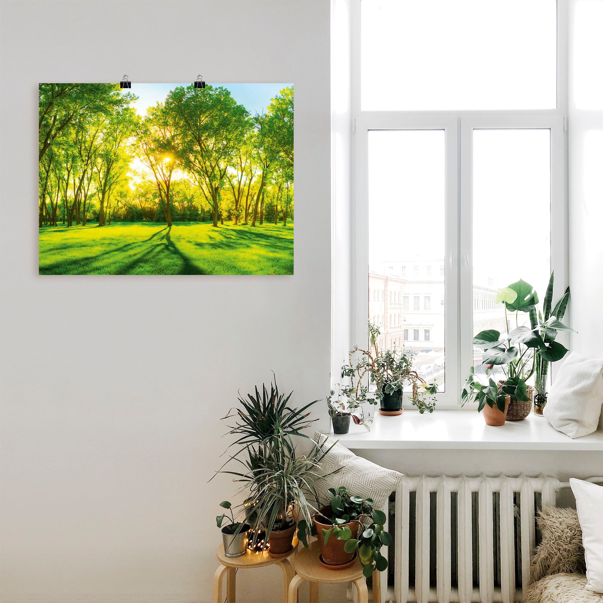 Artland Poster »Frühlingswärme II« 1 cuis tlg. ohne Rahmen