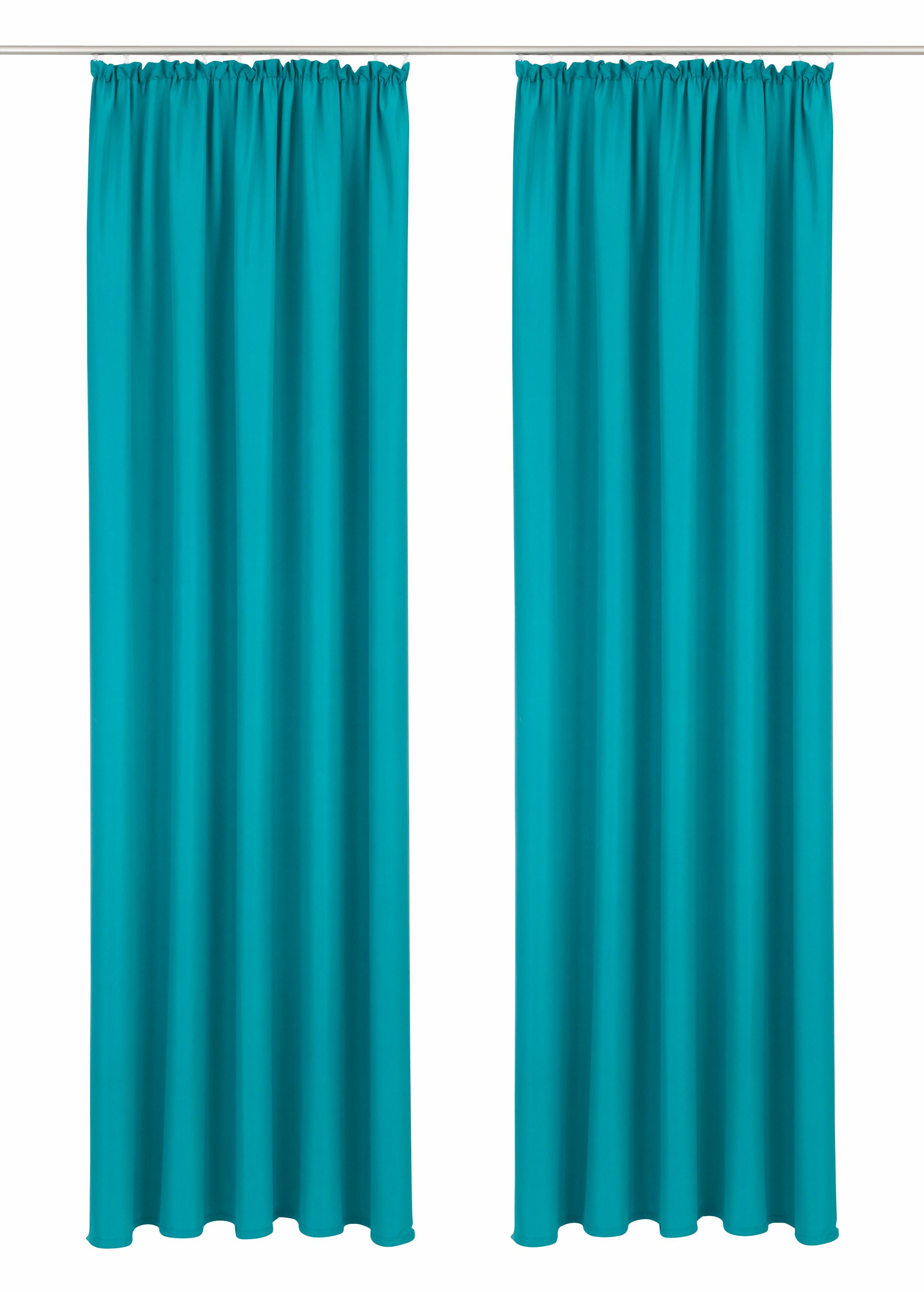 Image of Bruno Banani Vorhang »Lagan«, (2 St.), blickdicht, gewebt, Microfaser, monochrom, verschiedene Grössen, einfarbig bei Ackermann Versand Schweiz