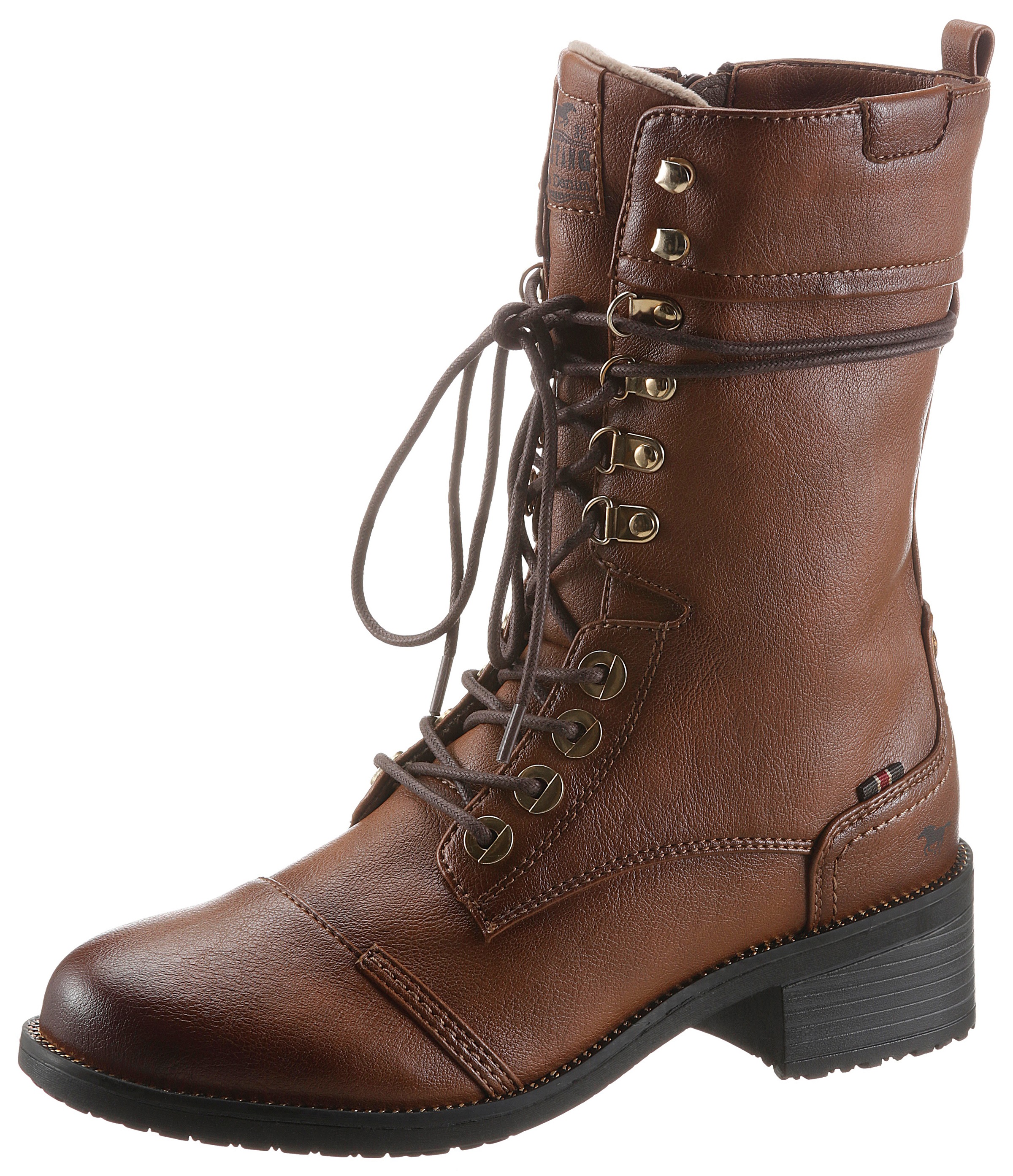 Image of Mustang Shoes Schnürstiefelette, mit Fleecefutter bei Ackermann Versand Schweiz