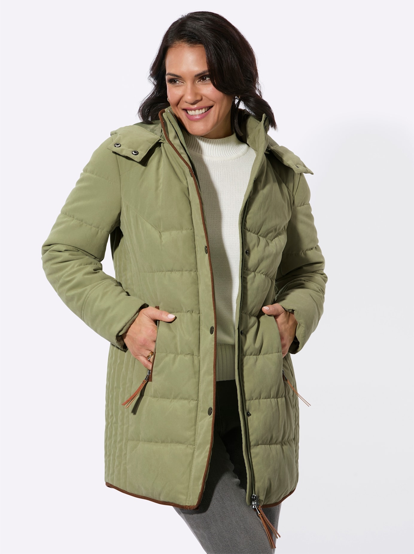 Casual Looks Veste matelassée mit Kapuze