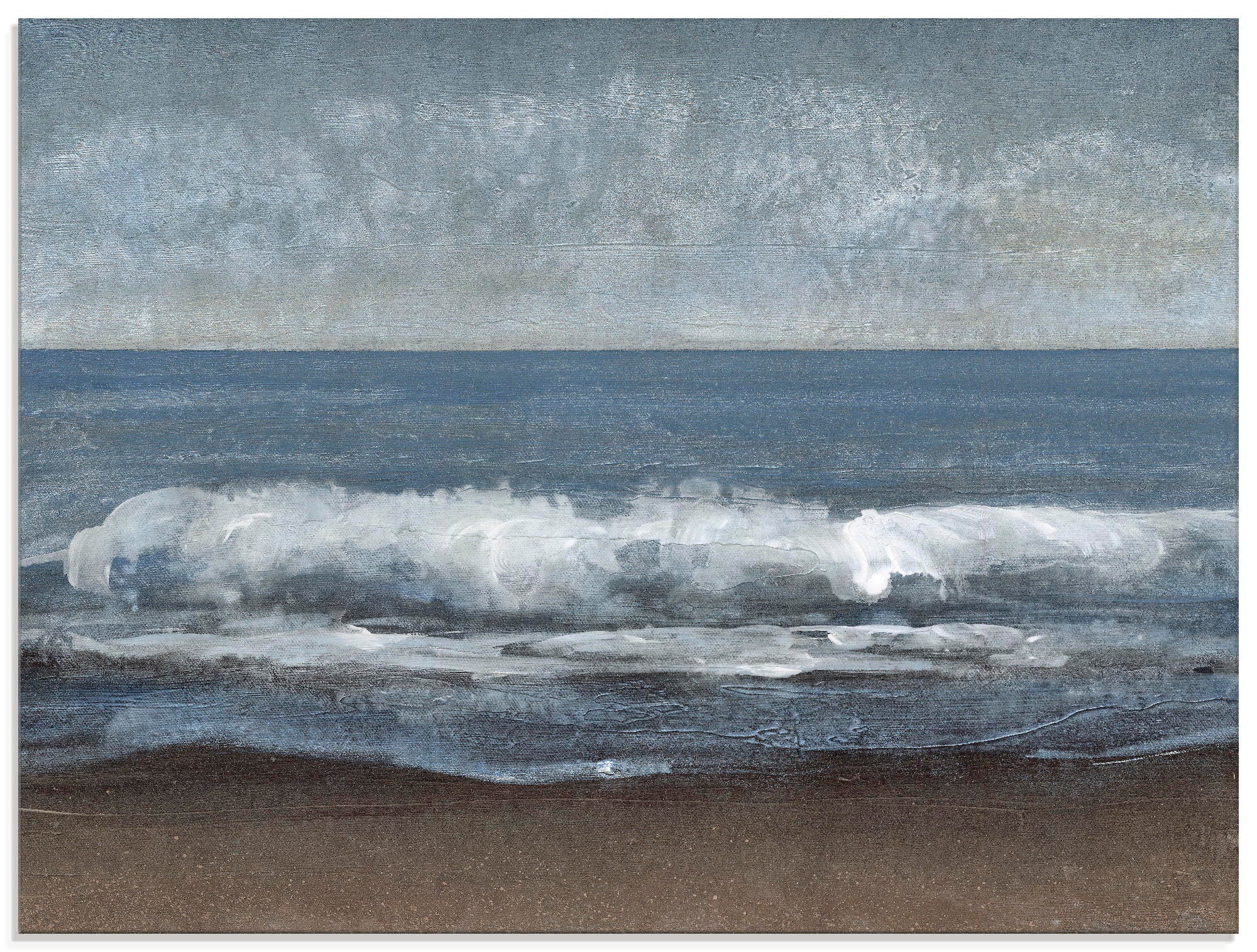 Image of Artland Glasbild »Schleichendes Grau I«, Gewässer, (1 St.) bei Ackermann Versand Schweiz