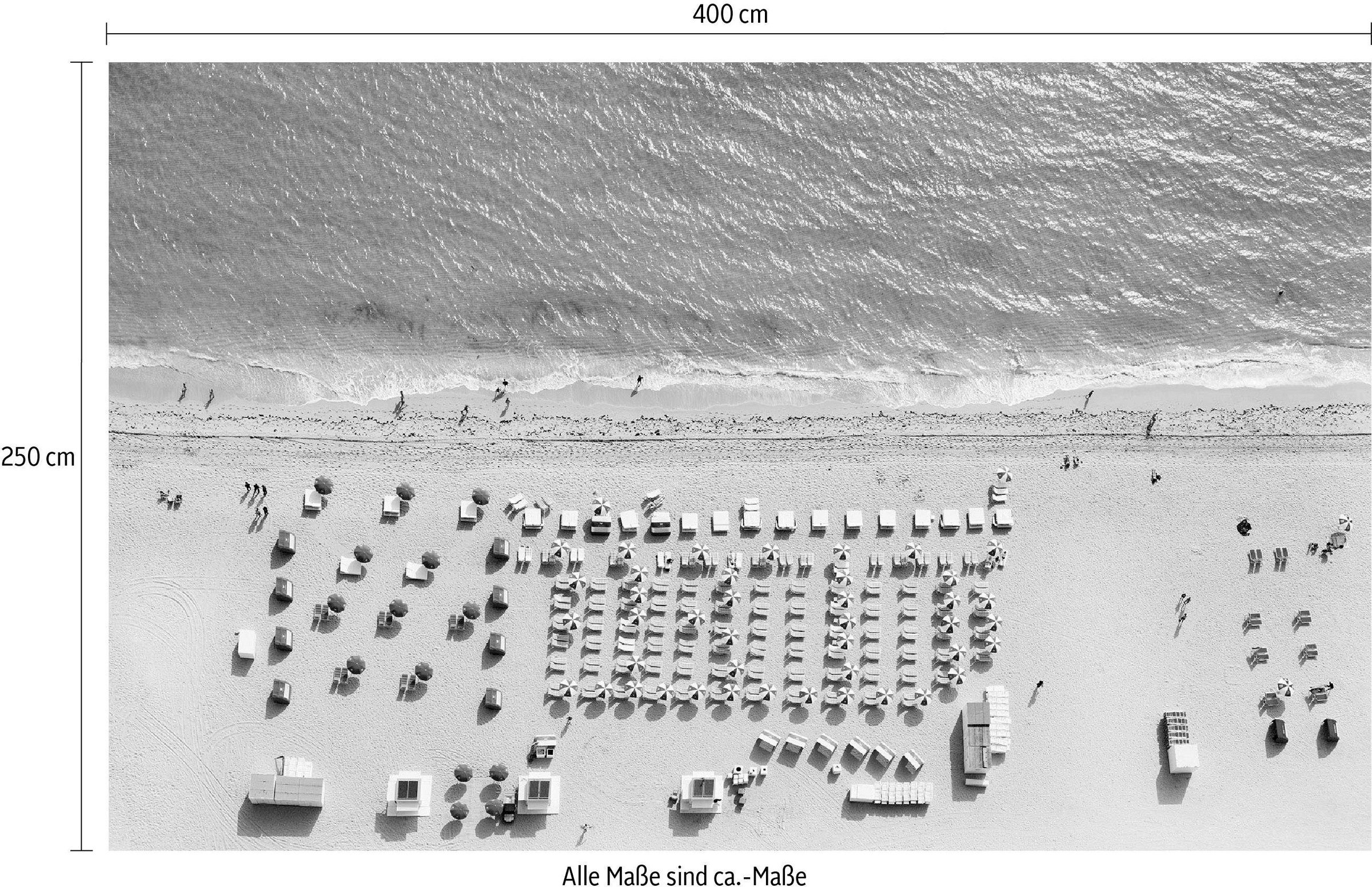 Komar Vliestapete »Digitaldruck Vlies -  Pink Umbrella - Grösse 400 x 250 cm« bedruckt glatt Wohnzimmer, Schlafzimmer