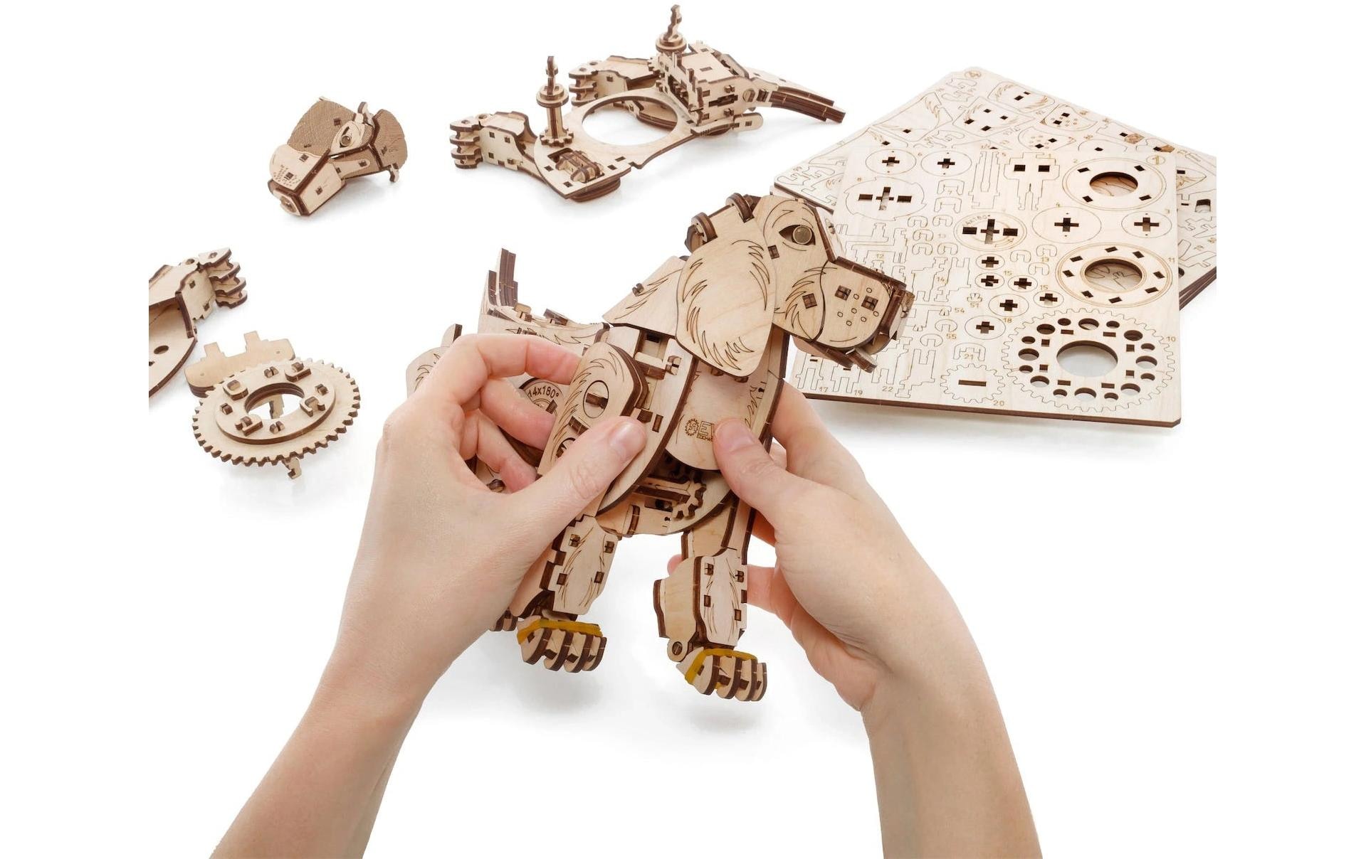   Modellbausatz »Eco-Wood-Art Welpe« 220 Stk. tlg.