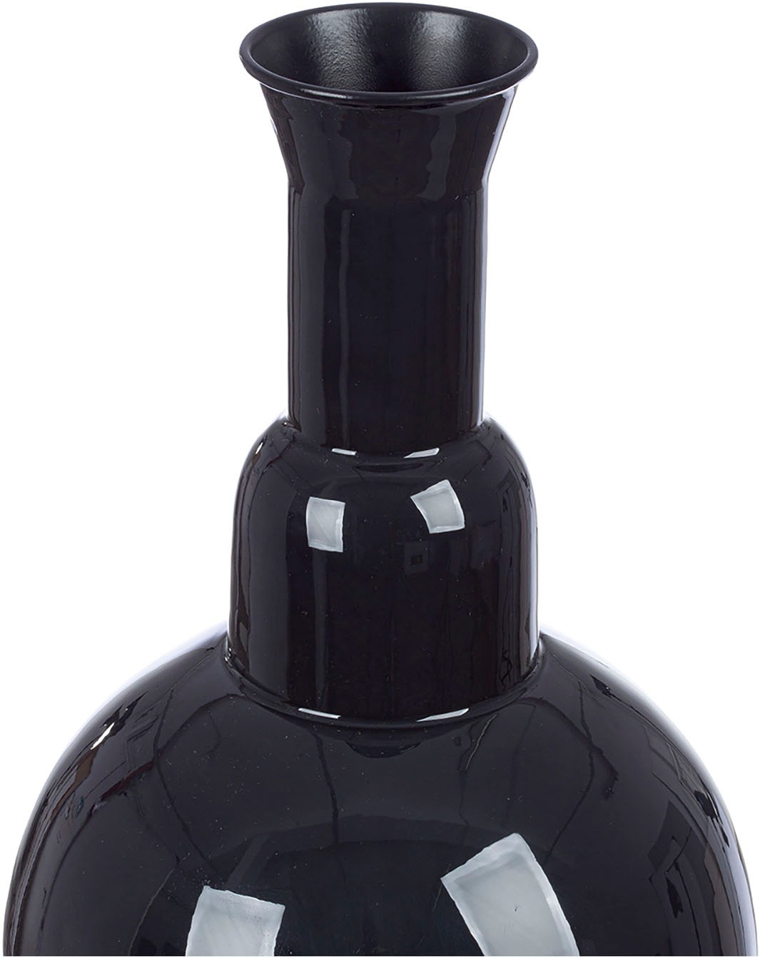 GILDE Bodenvase »Vase Filu, schwarz H.55 cm«, (1 St.)