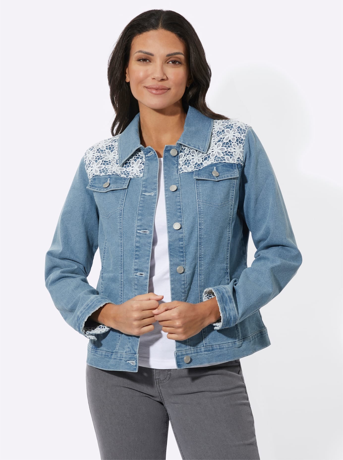 Classic Basics Jeansjacke, ohne Kapuze