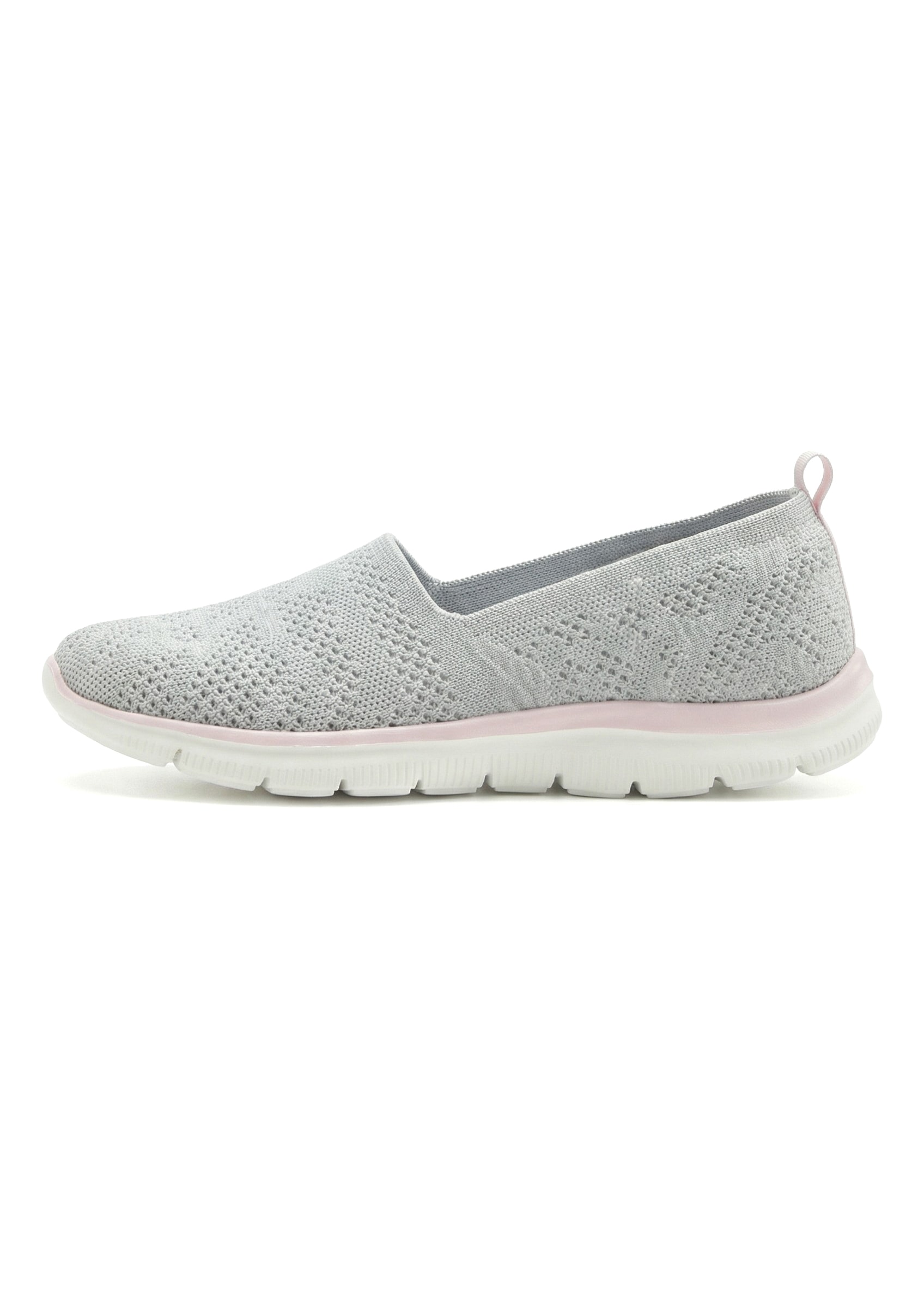 LASCANA Slipper »Ballerina, Sneaker, Freizeitschuh, Slip-On-Sneaker,«  NEU zum Reinschlüpfen, ultraleicht VEGAN