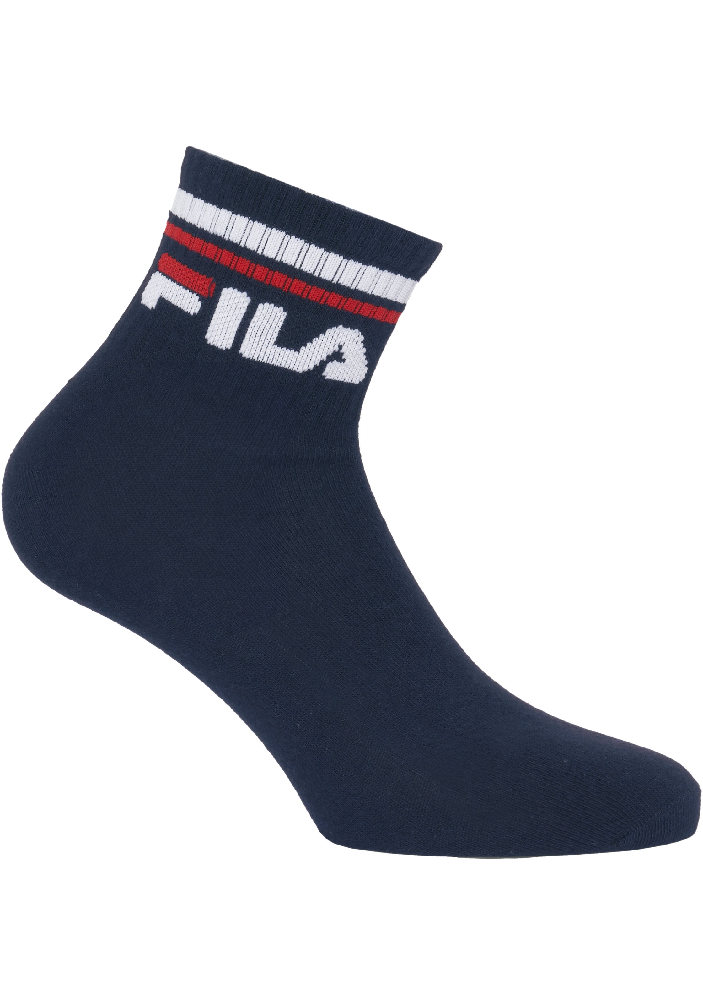 Fila Sportsocken, (6er Pack), mit Logo-Schriftzug