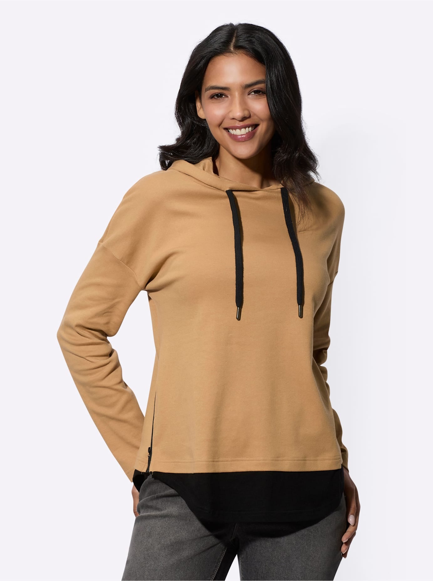 Classic Basics Kapuzenshirt »2-in-1-Shirt«, (1 tlg.)