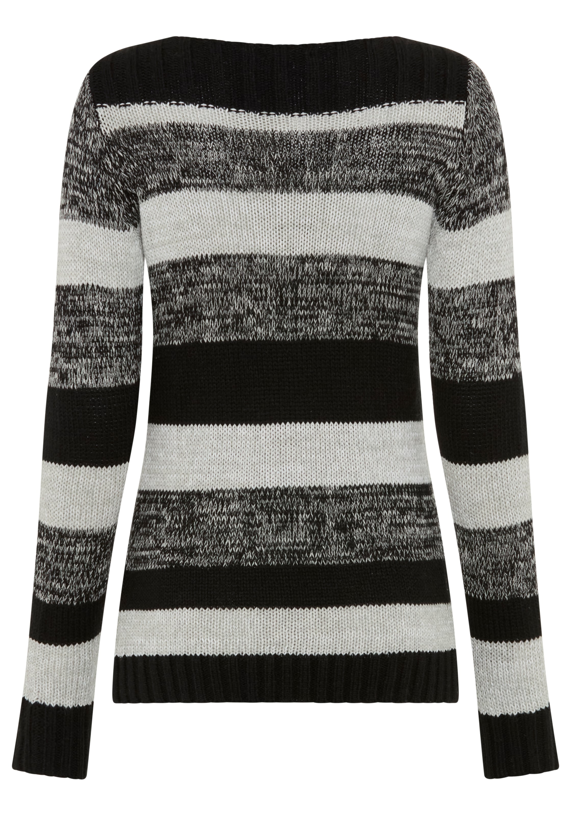 AJC Pull en tricot mit U-Boot Ausschnitt und tollem Streifendesign