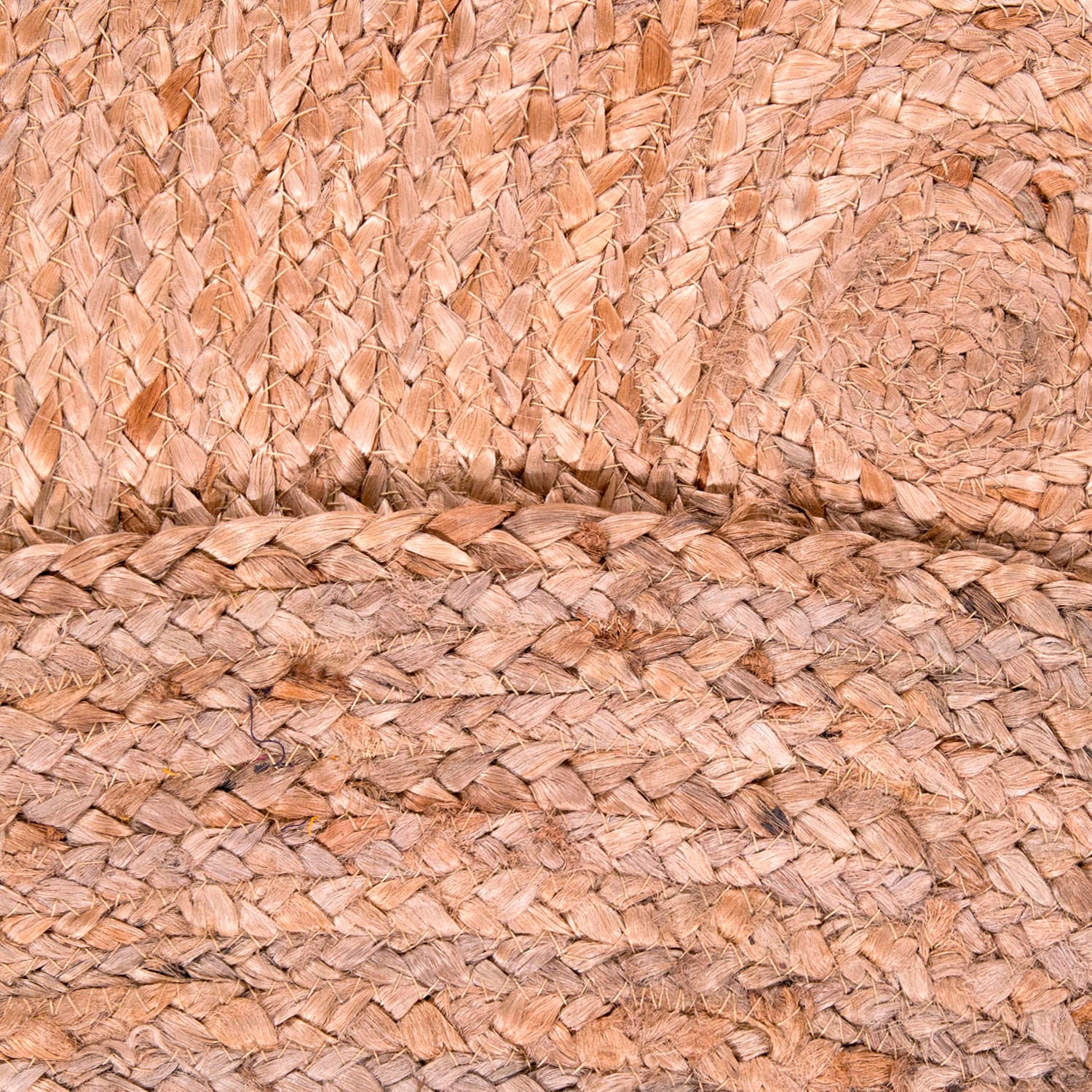Paco Home Teppich »Viborg 595«, rund, 13 mm Höhe, Jute, Modern, Boho, Handgefertigter Natur-Teppich