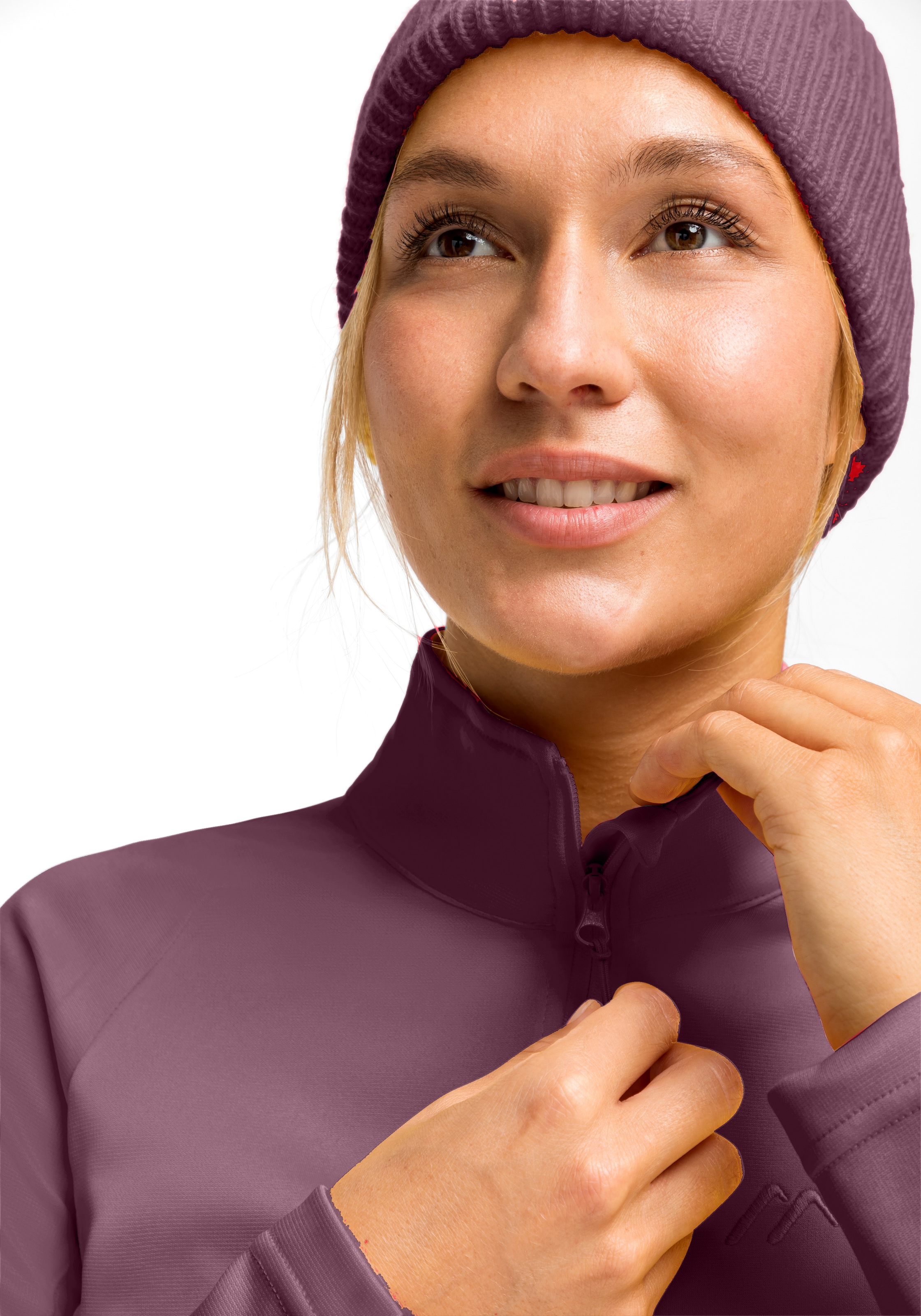 Maier Sports Pull en polaire »Eva«, Damen Fleece, funktioneller Midlayer, Half-Zip, Regular Fit
