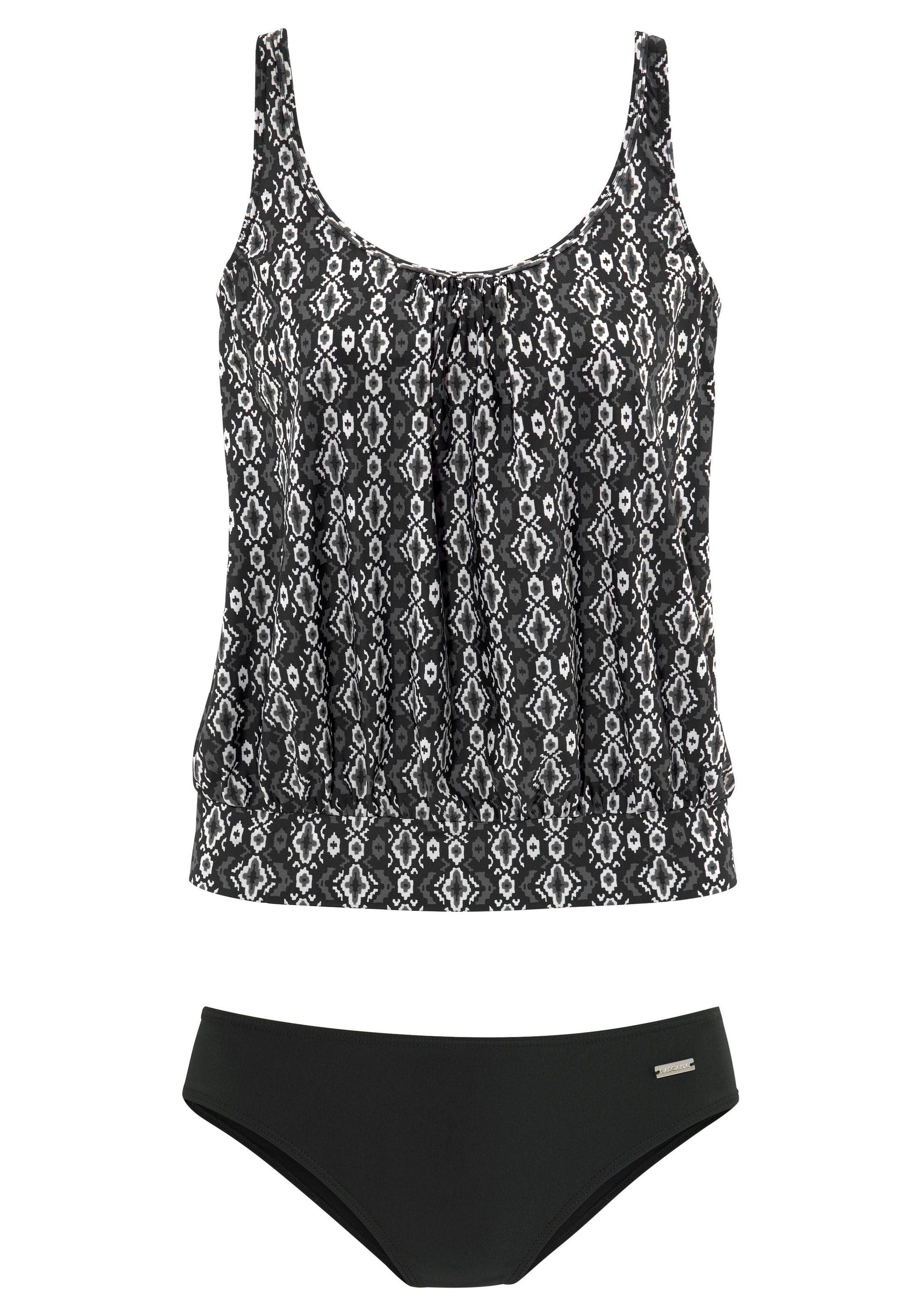 LASCANA Oversize-Tankini bauchbedeckende Oversize-Form, bis D-Cup geeignet