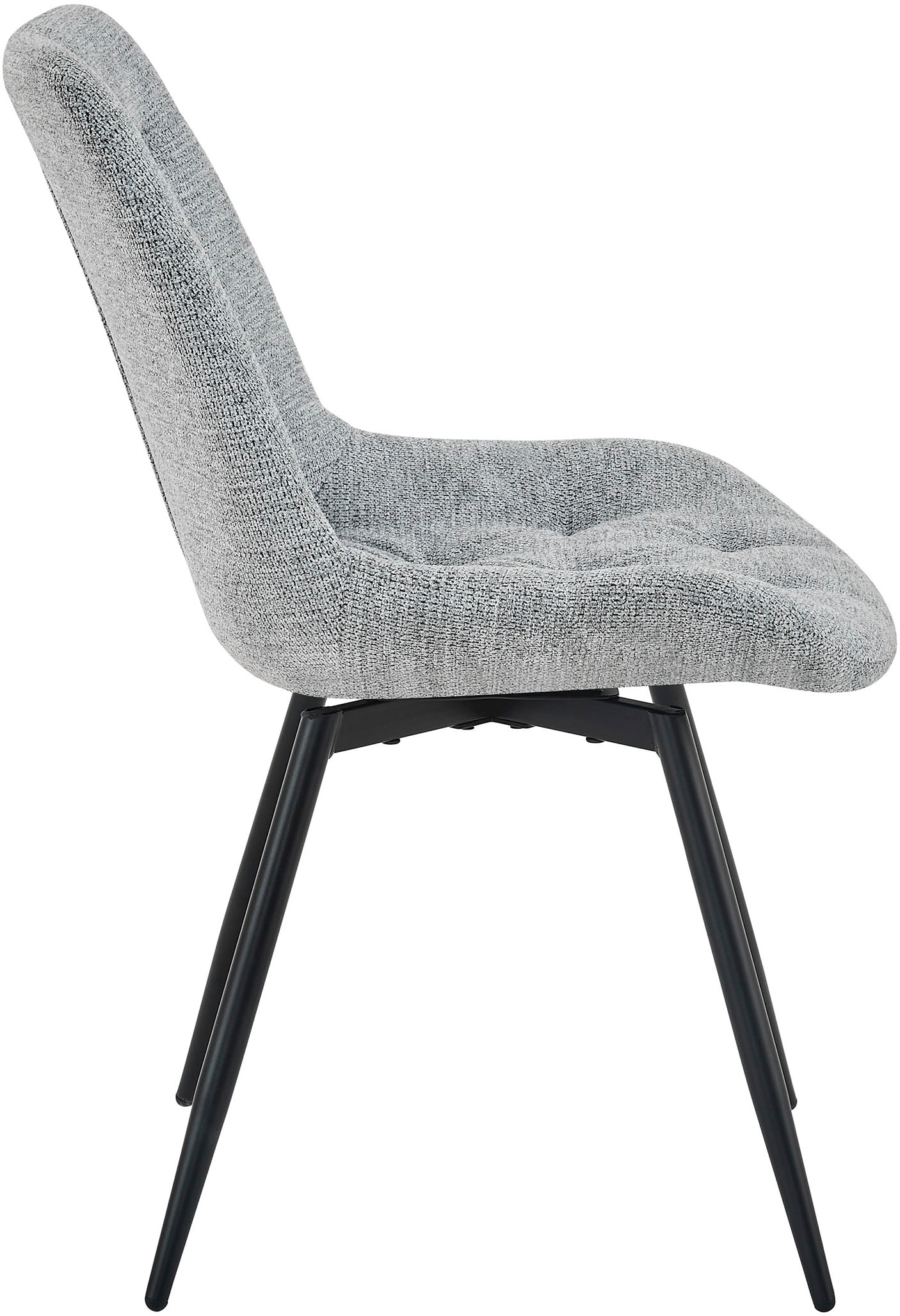 byLIVING Chaise de salle à manger »Aragon« (Ensemble) 2 cuis360 Grad drehbarer Stuhl, hochwertiger Webstoffbezug mit Steppung