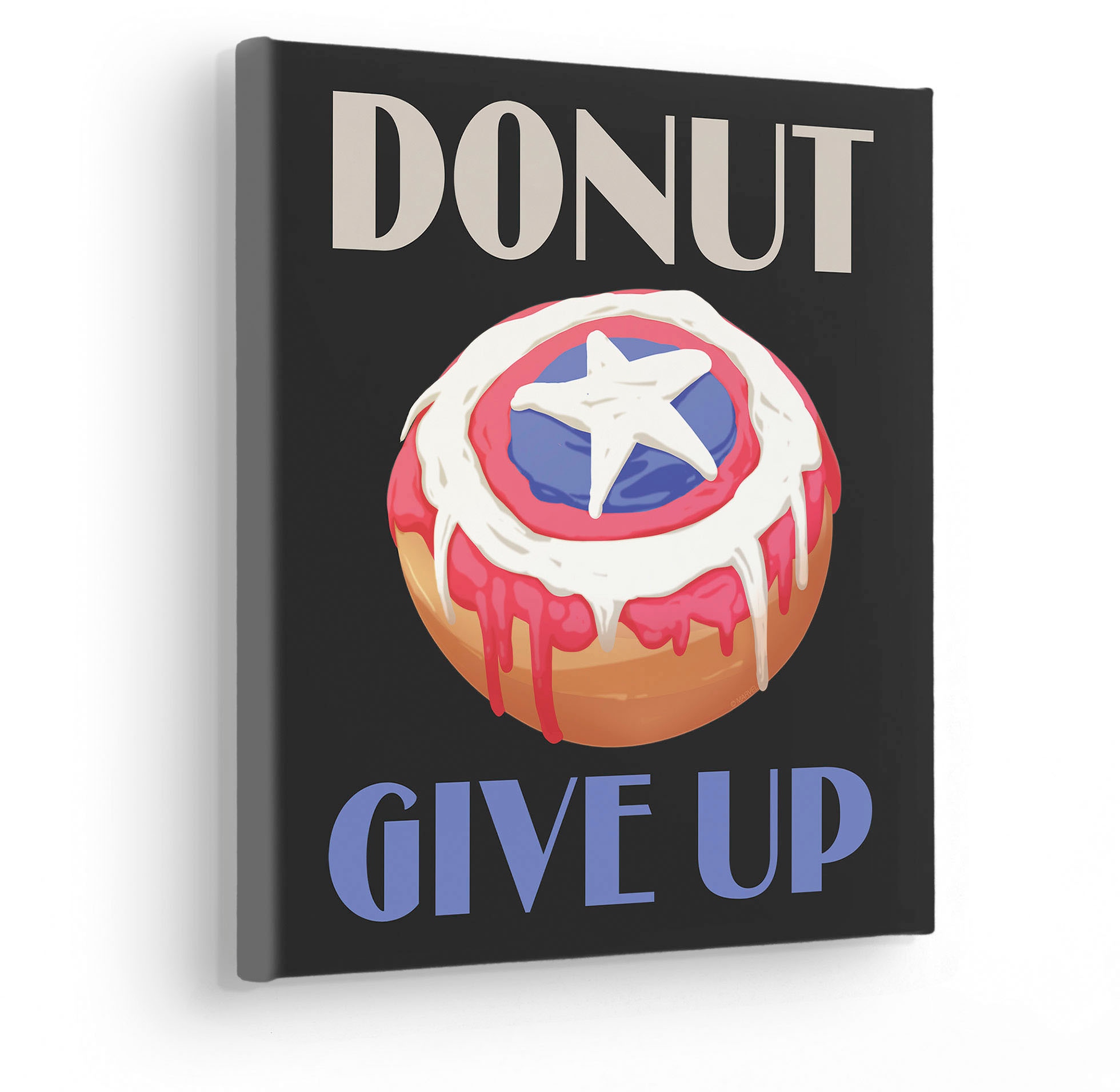 Komar Leinwandbild »Donut give up - Grösse 30 x 30 cm«, Disney, (1 St., 30 x 30 cm (Breite x Höhe), Keilrahmenbild mit Echtholzrahmen, Kinderzimmer