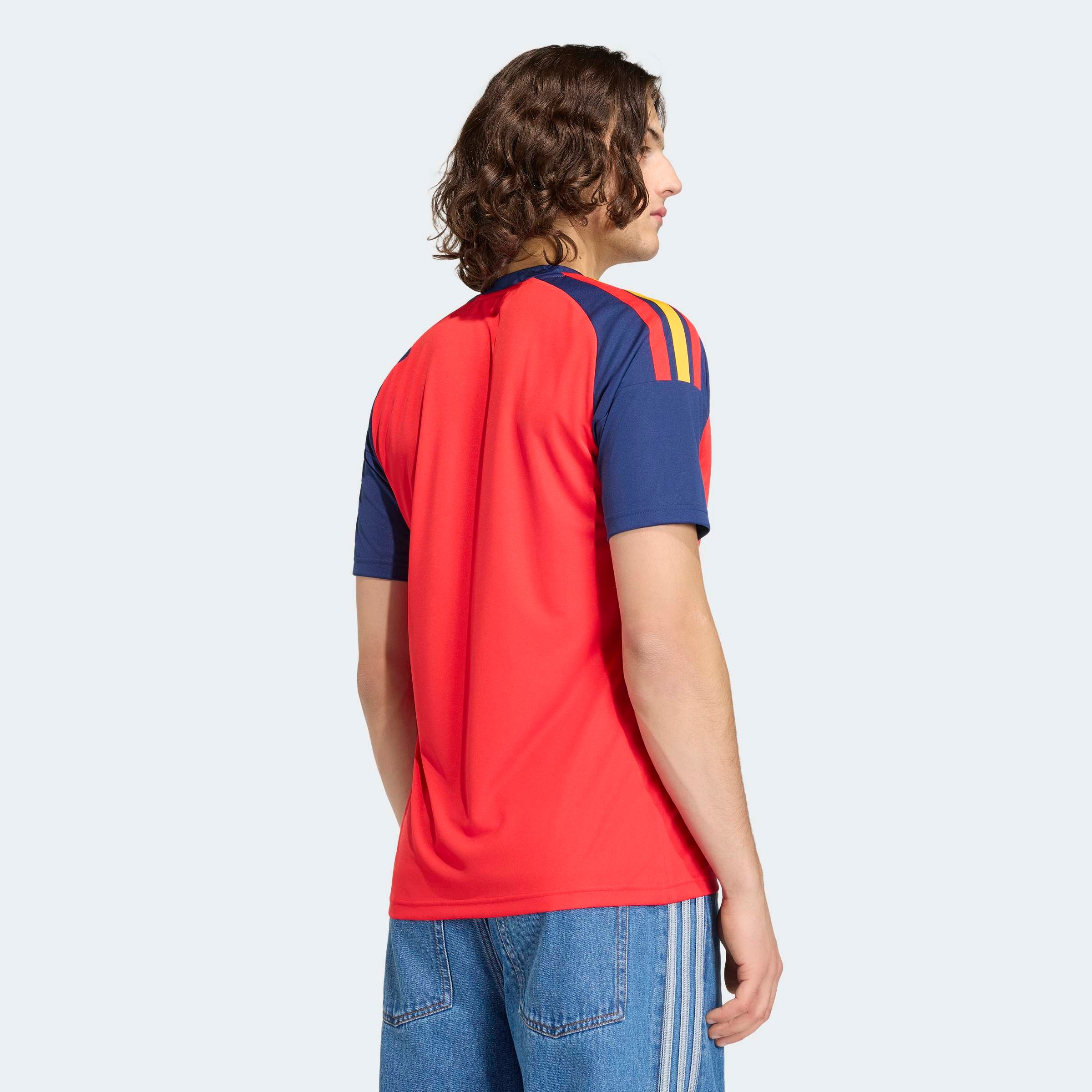 adidas Performance Maillot de foot »RFEF H JSY FAN« pour adultes, sans fermeture, avec col rond, en polyester