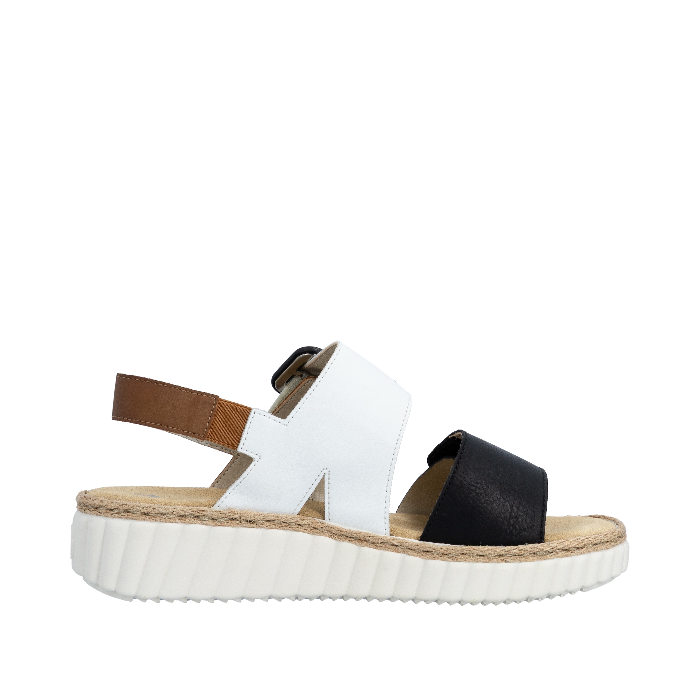 Rieker Sandale à plateforme  chaussure d'été, sandale, talon compensé, forme confortable