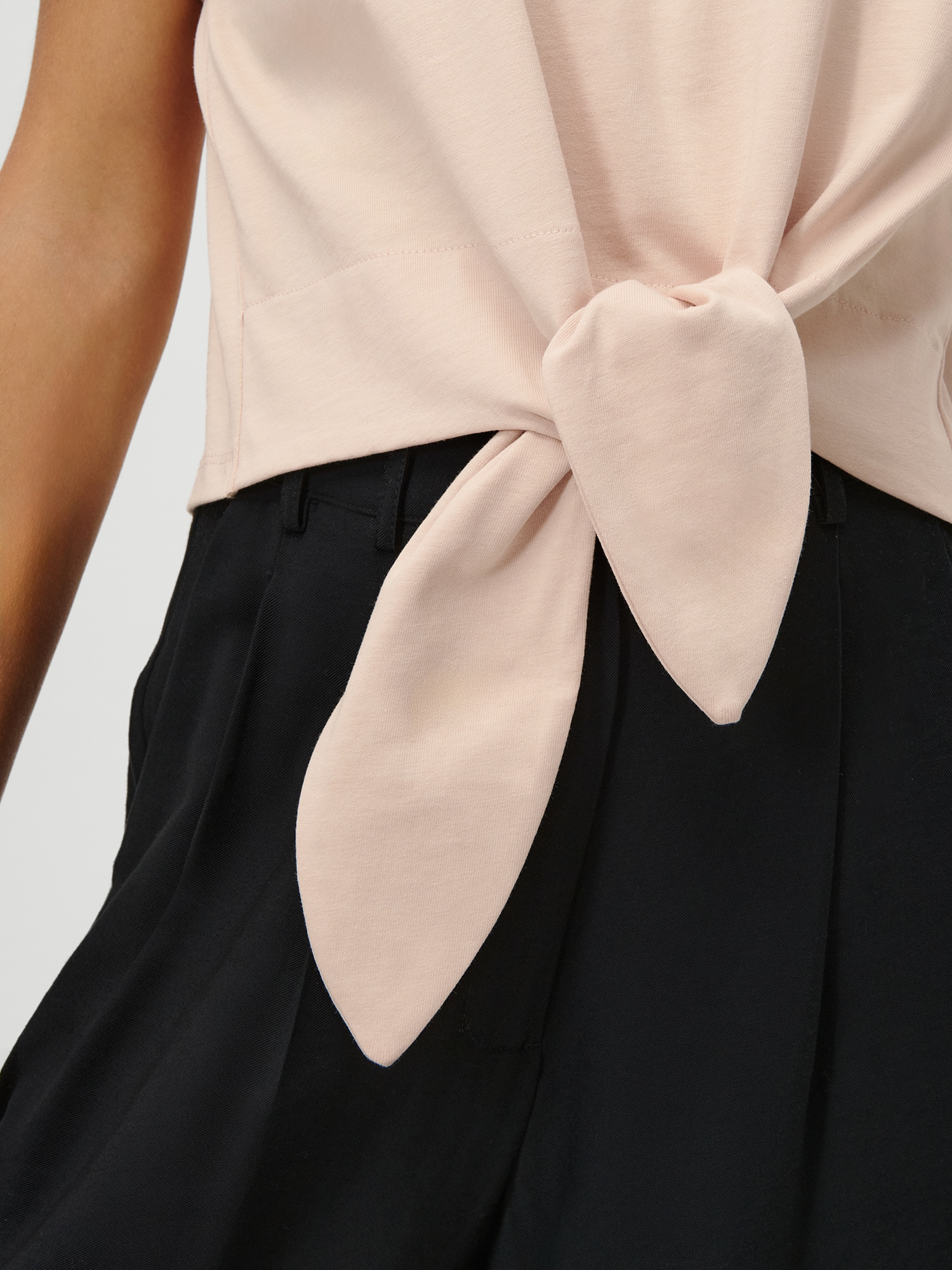 LeGer T-shirt »Tessy, LeGer by Lena Gercke« mit Knoten-Detail, cropped
