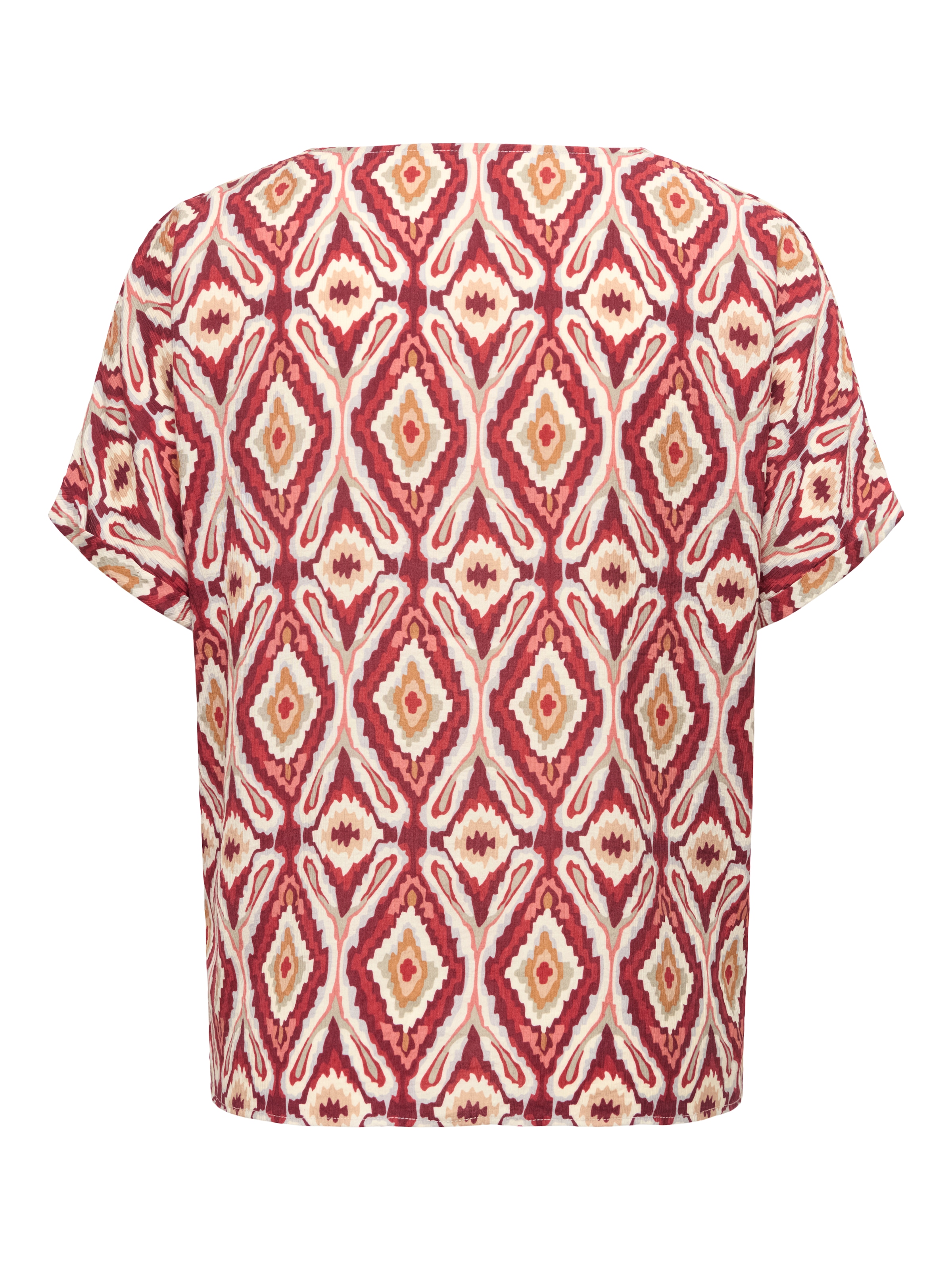 ONLY CARMAKOMA T-shirt en V »CARBELLY MIKASI SS V-NECK TOP AOP«