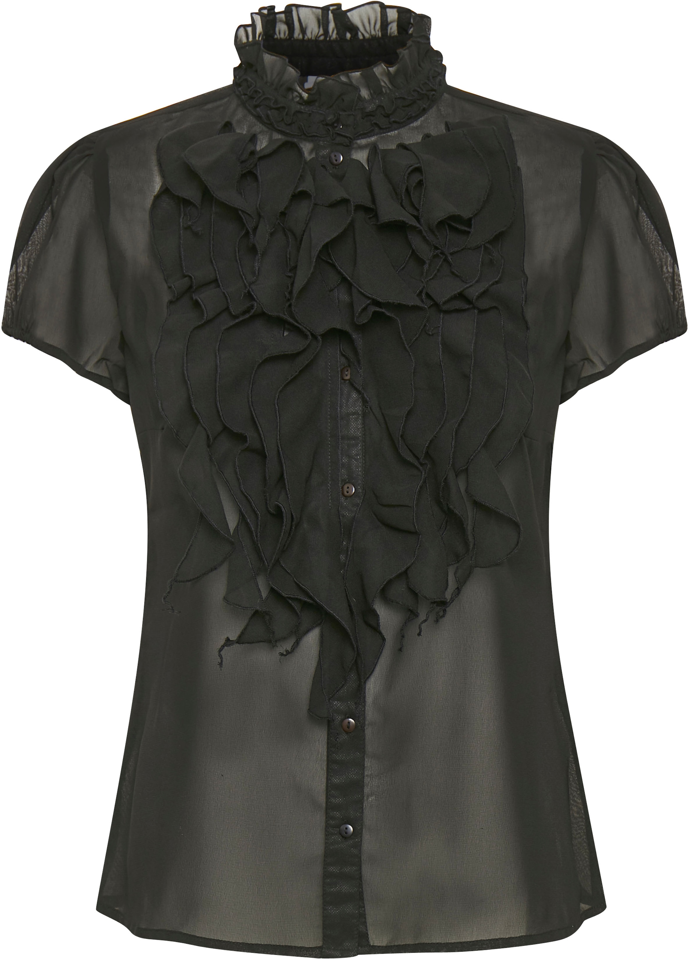 Saint Tropez Chiffonbluse »LiljaSZ SS Shirt«