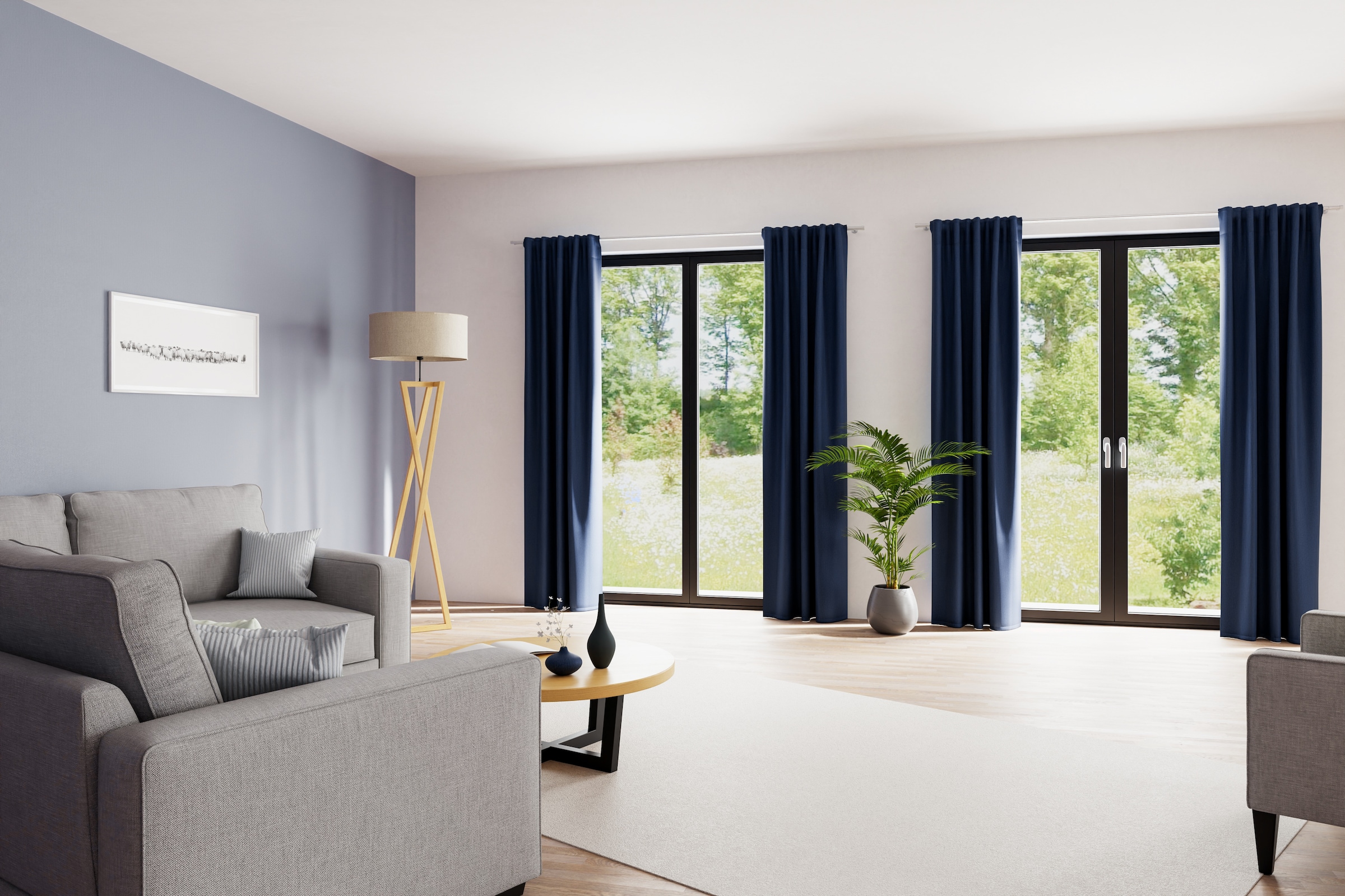 HOMING Vorhang »Galdin« Multifunktionsband 1 Stk. tlg. Verdunklungsvorhang, blickdicht, Thermo, Energiesparend