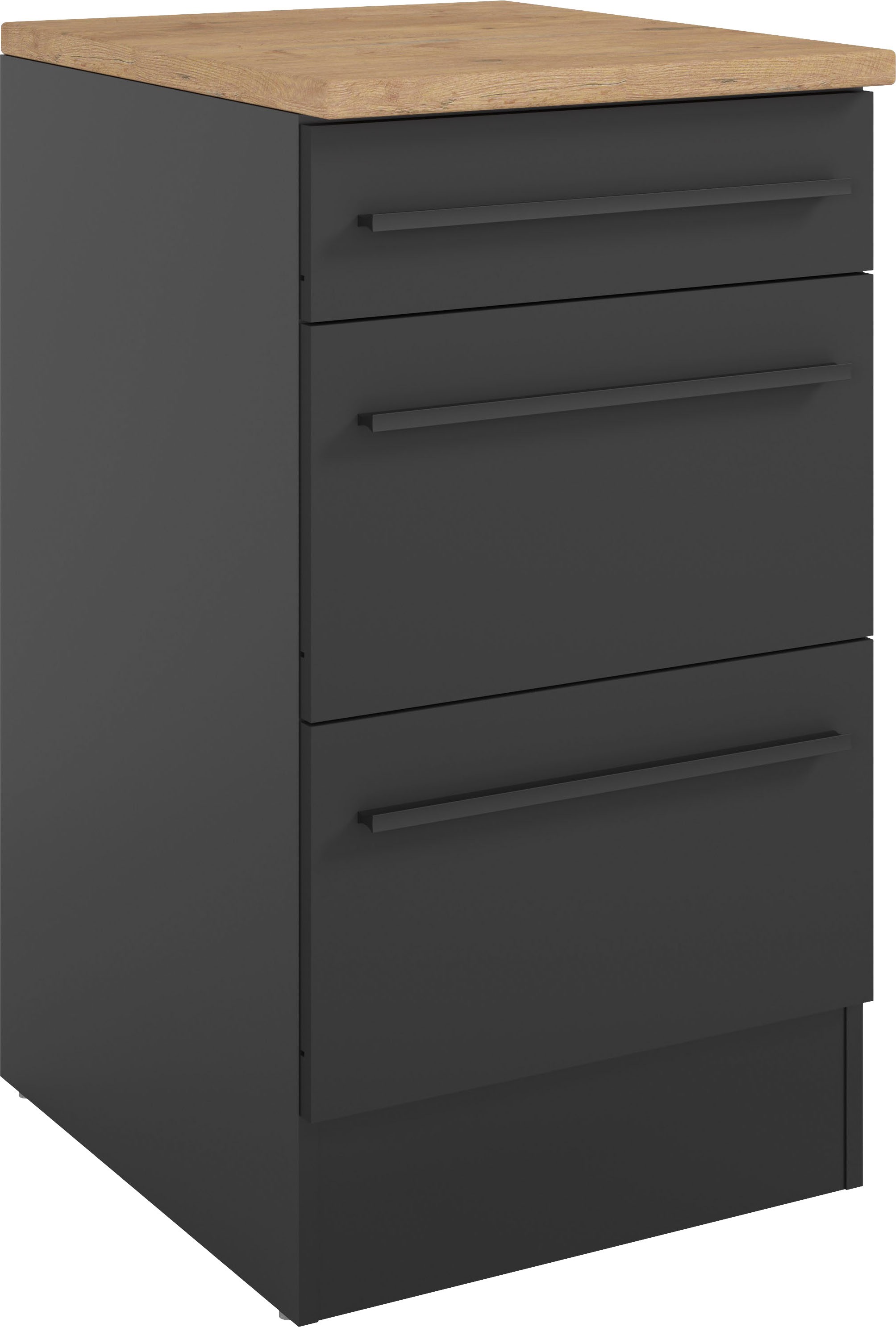 BASIC by Balculina Armoire basse »Jazz B/T/H 50x60x90 cm« 1 cuis tlg. Largeur 50cm, revêtement mélaminé