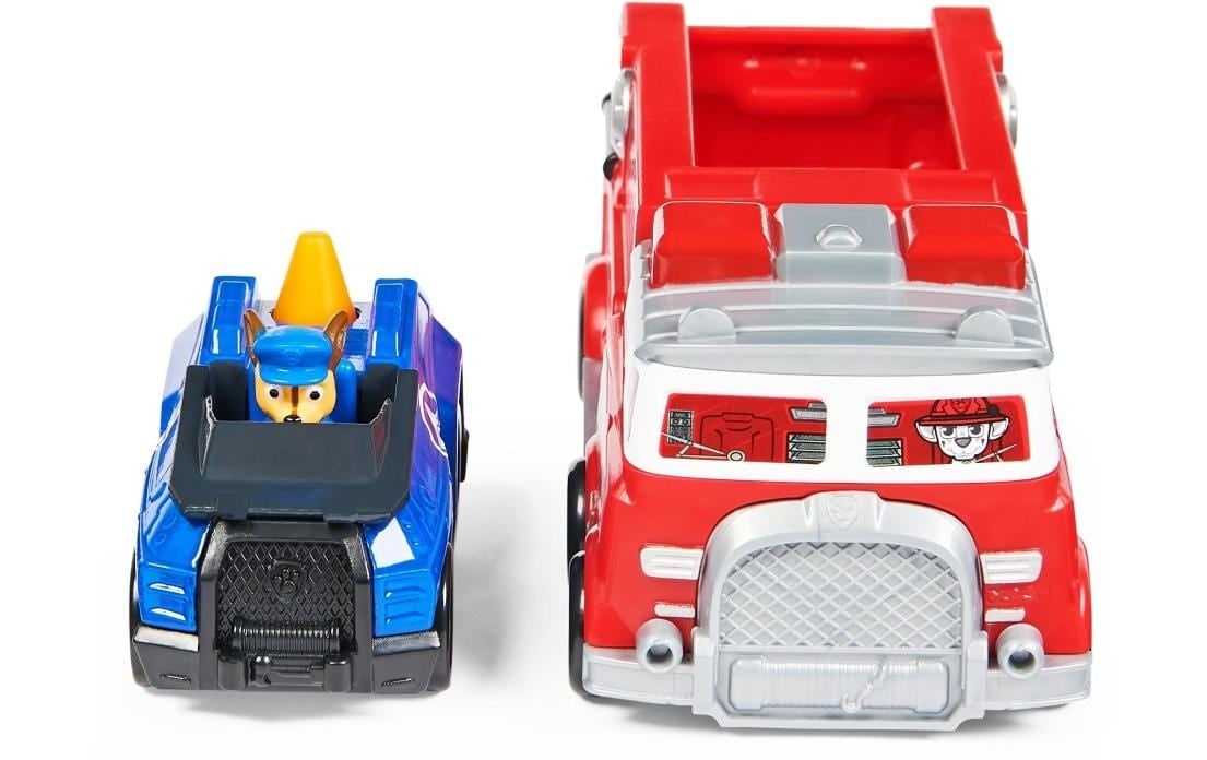 Image of Spin Master Spielzeug-Feuerwehr »True Metal Team Fire Truck mit Chase im Polizeiwagen« bei Ackermann Versand Schweiz