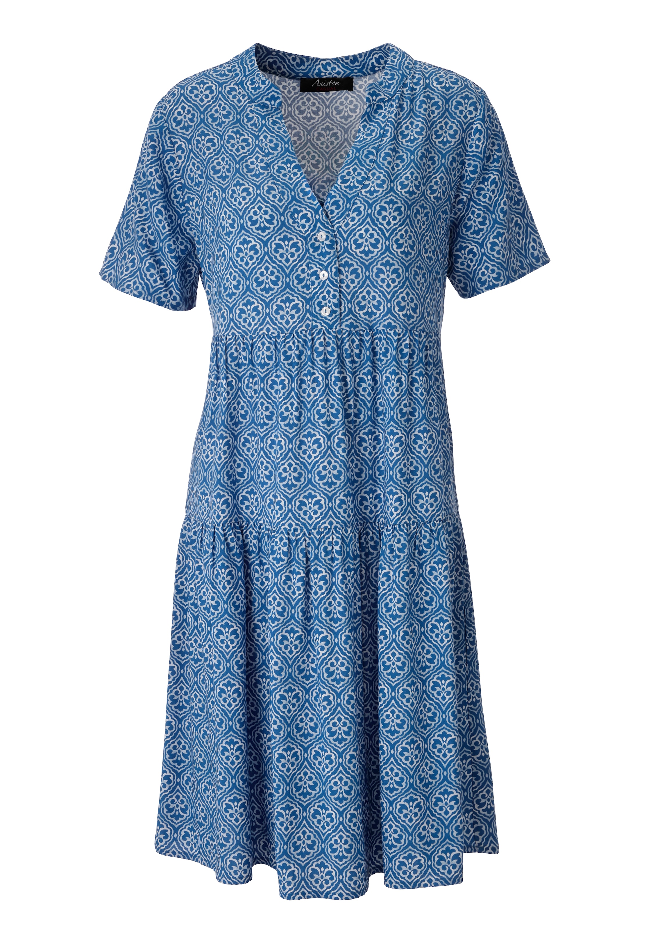 Aniston CASUAL Sommerkleid mit fantasievollem, grafischen Druck
