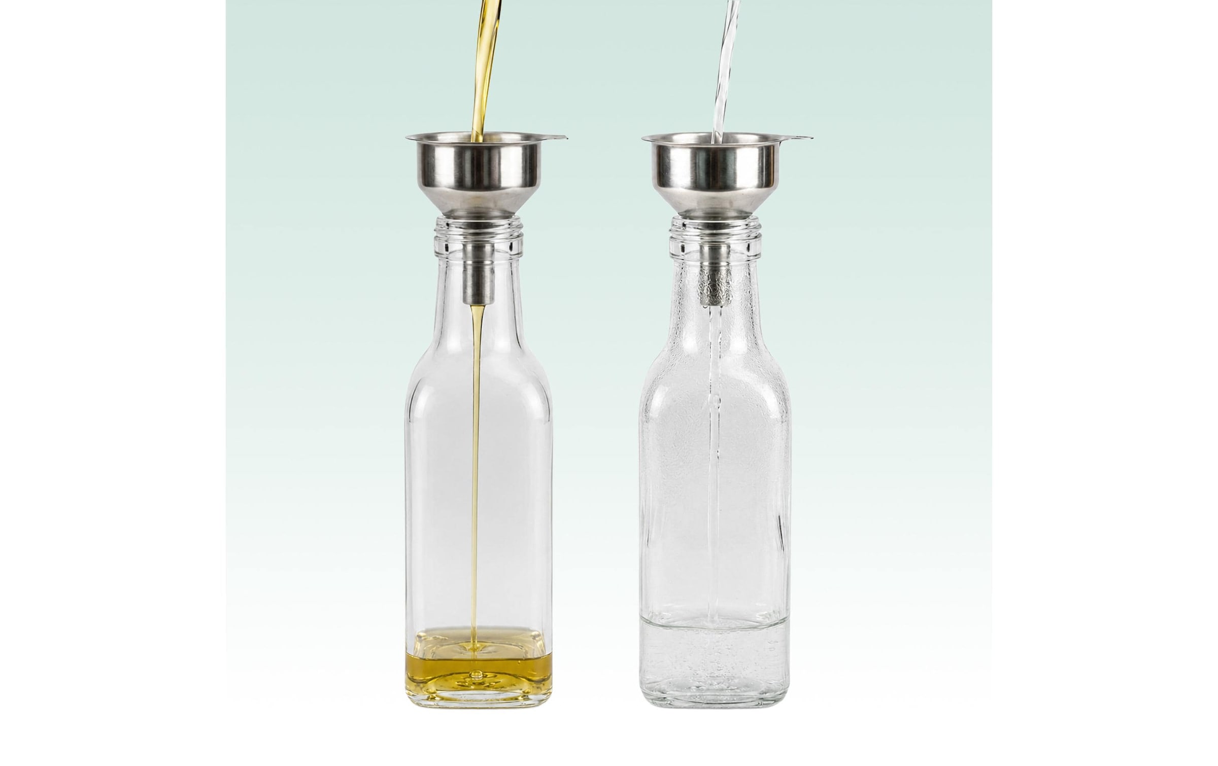 relaxdays Set de menus »Ölflaschen Set 12-teilig Glas 150 ml«