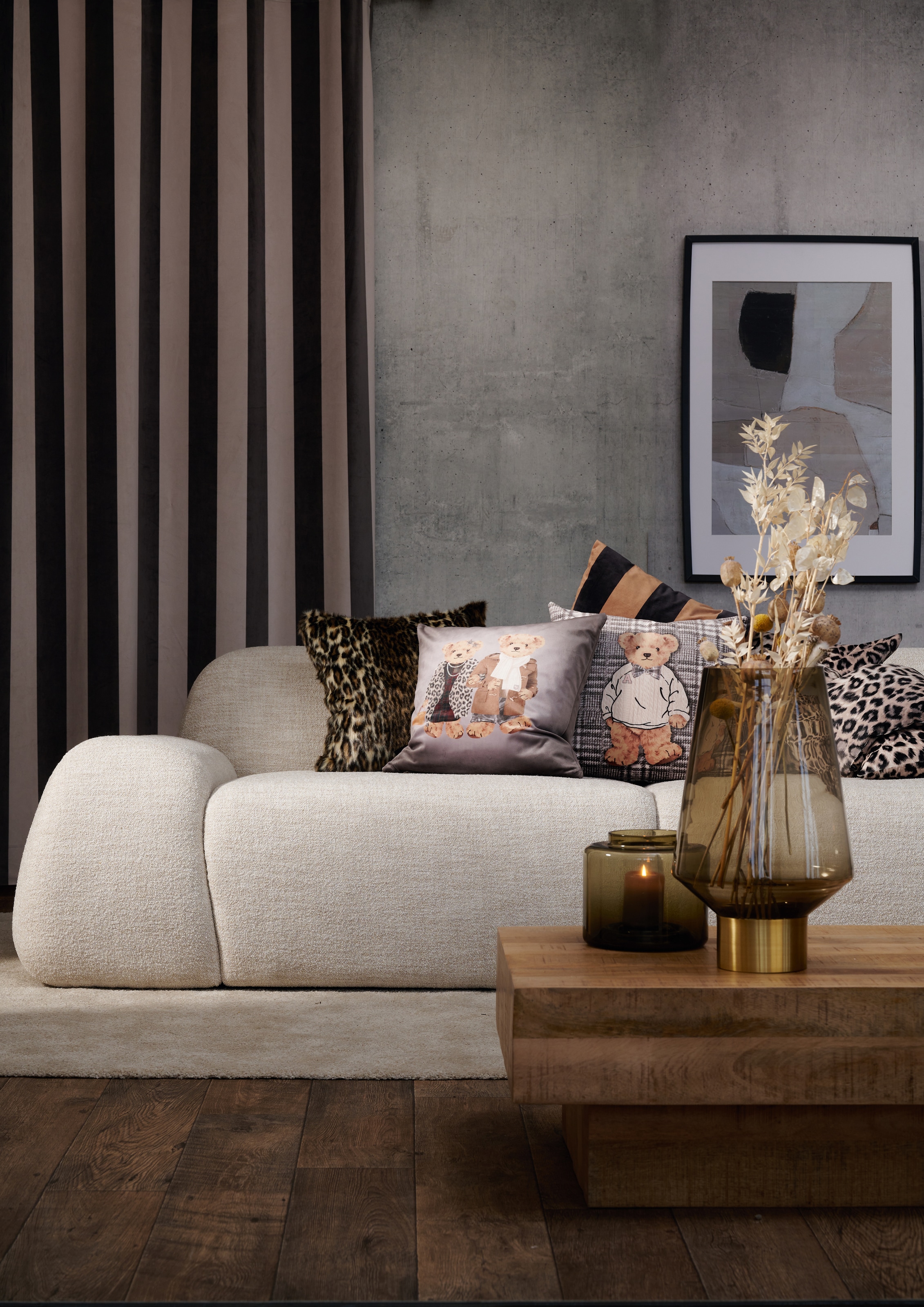 APELT Coussin décoratif »Billy« avec rembourrage doux 100% PES