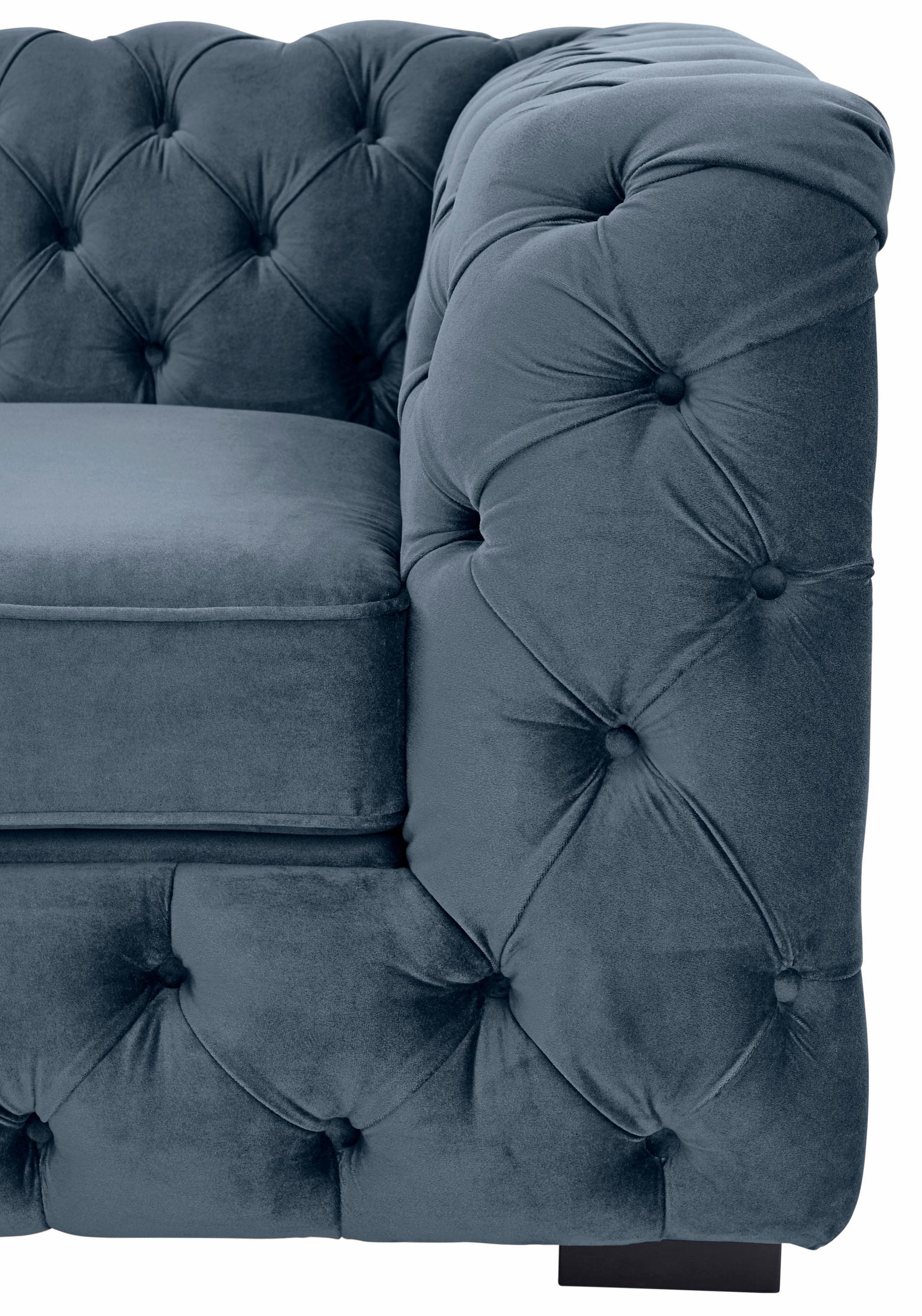 Guido Maria Kretschmer Home&Living Chesterfield-Sofa »Kalina«, mit klassischer Chesterfield-Knopfheftung