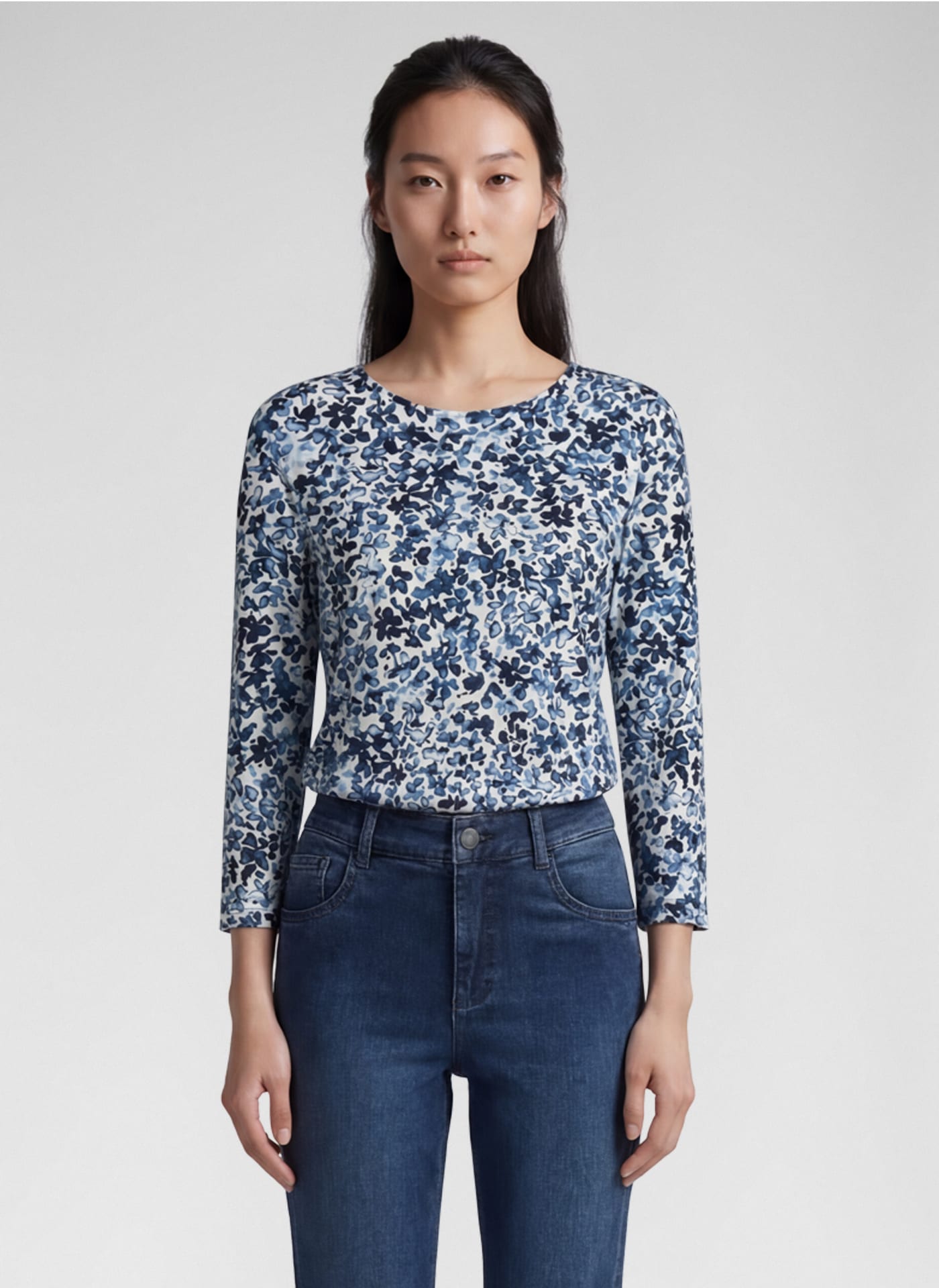 Image of Rabe 3/4-Arm-Shirt mit floralem Muster