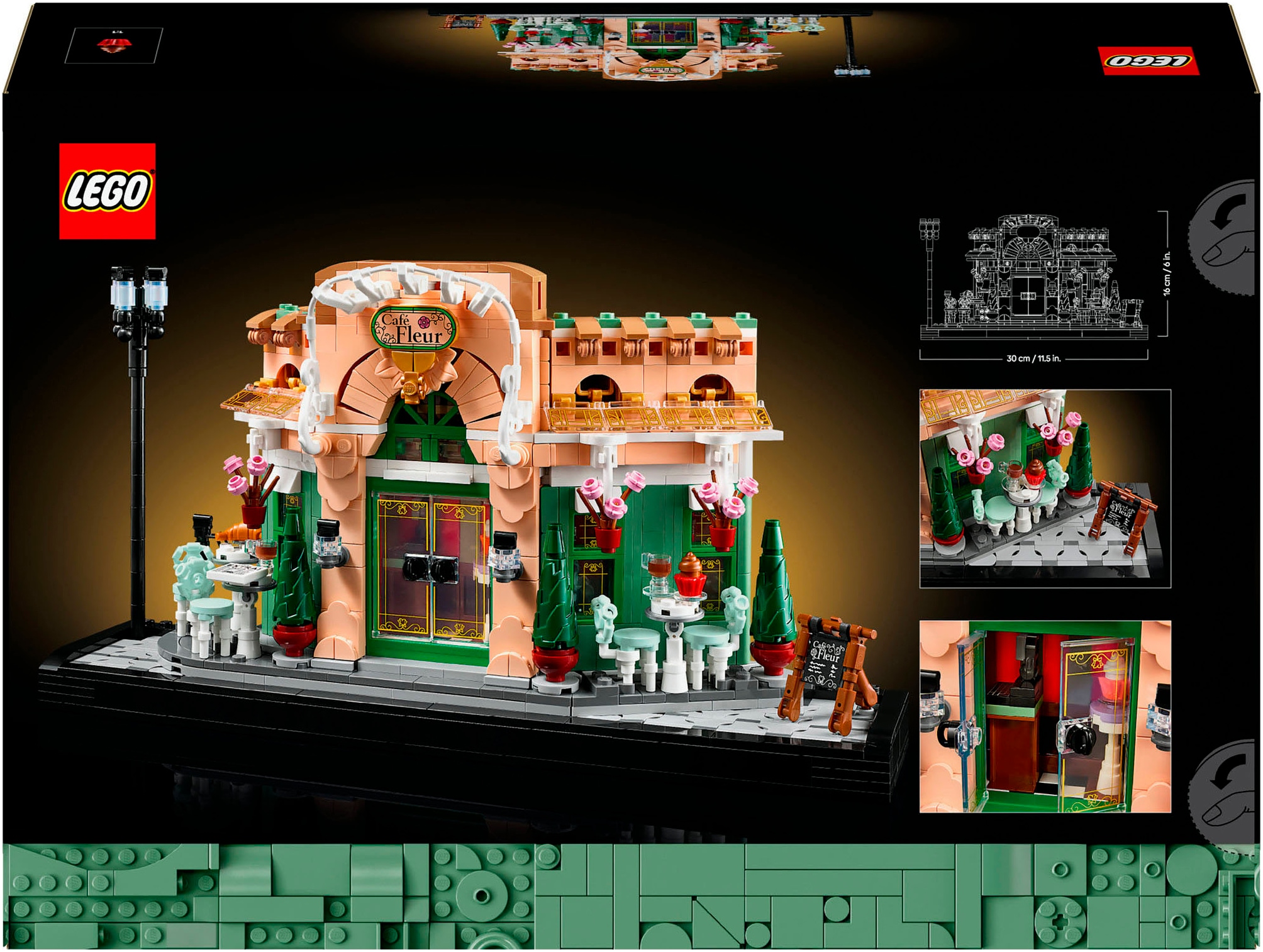 LEGO® Konstruktionsspielsteine »Französisches Café (10362), LEGO® Icons« Made in Europe